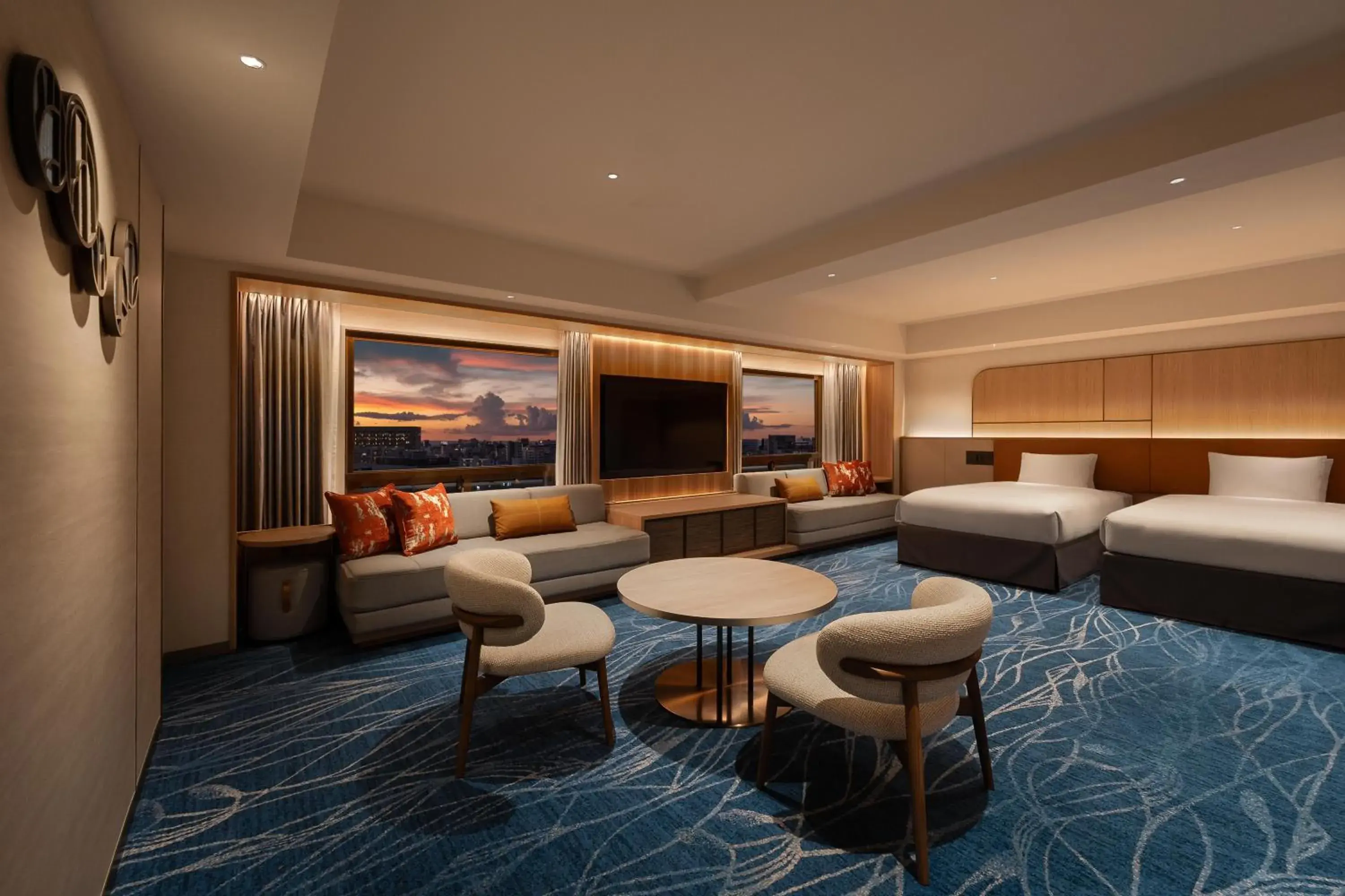 Photo of the whole room, Bed in Okinawa Harborview Hotel Photo of the whole room, Bed in Okinawa Harborview Hotel