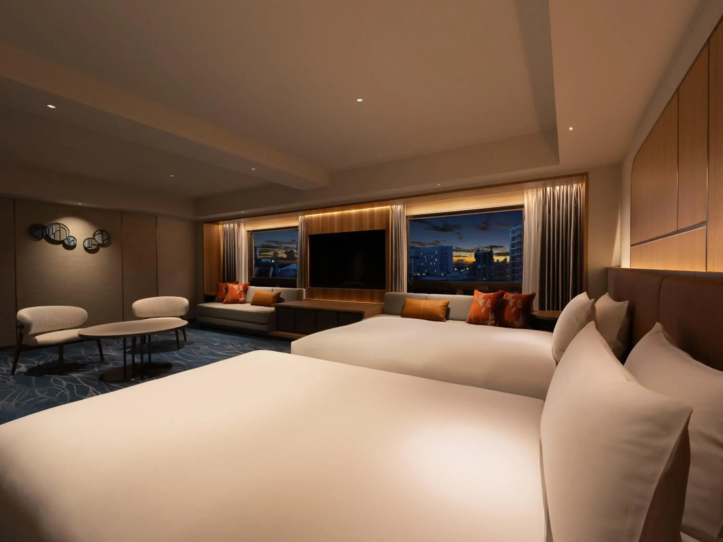 Photo of the whole room, Bed in Okinawa Harborview Hotel Photo of the whole room, Bed in Okinawa Harborview Hotel