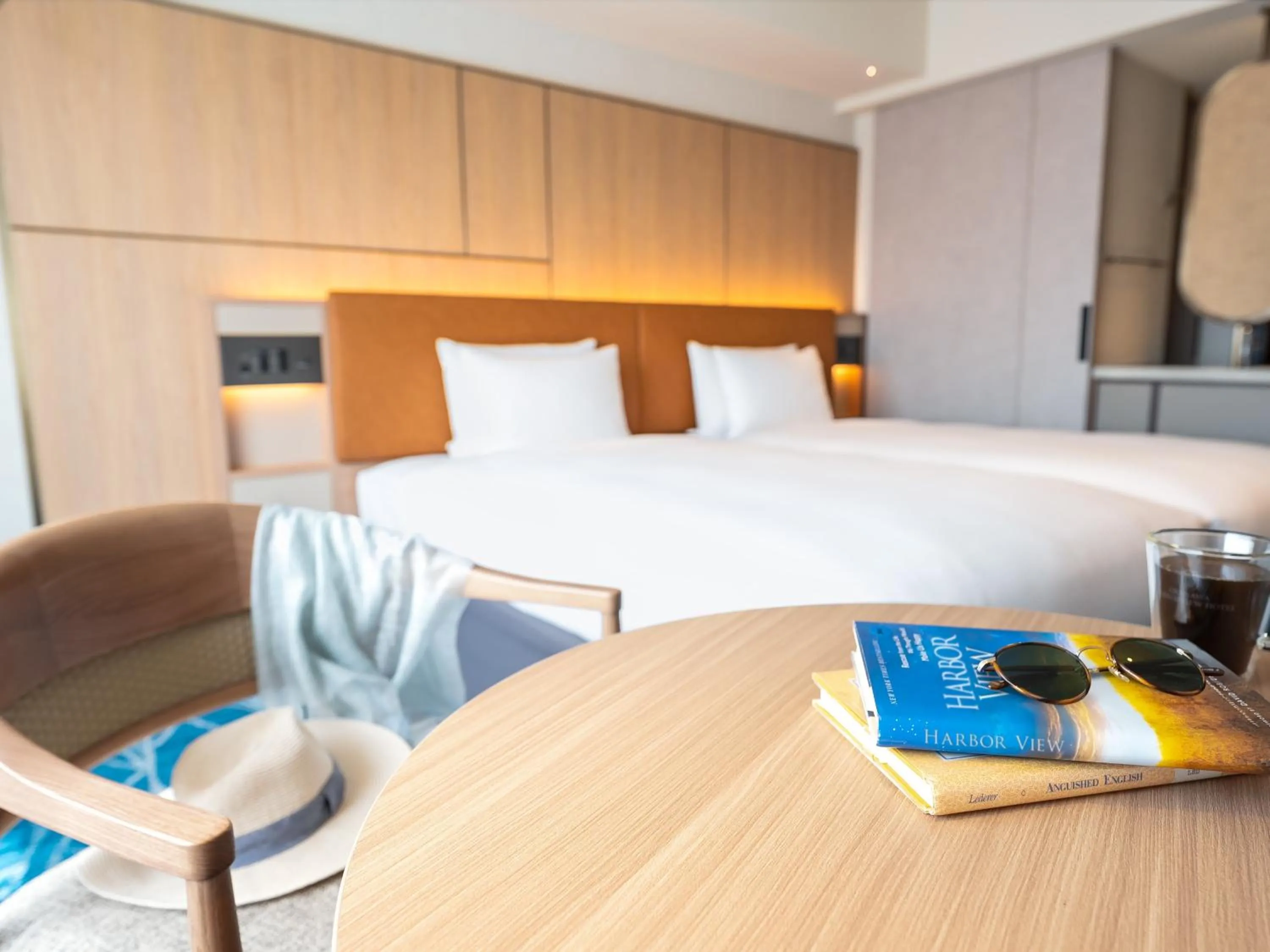 Photo of the whole room, Bed in Okinawa Harborview Hotel