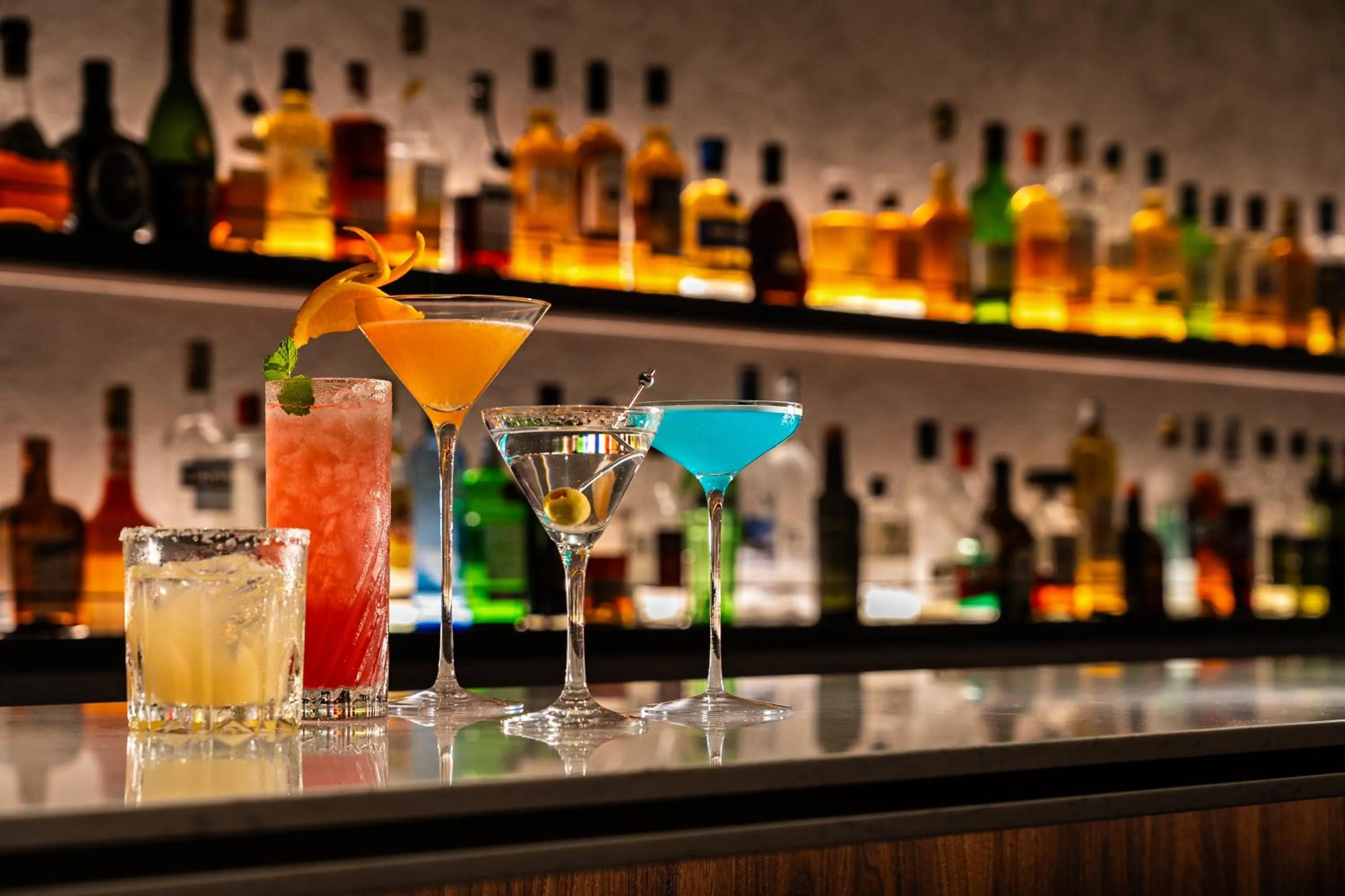 Lounge or bar in Okinawa Harborview Hotel