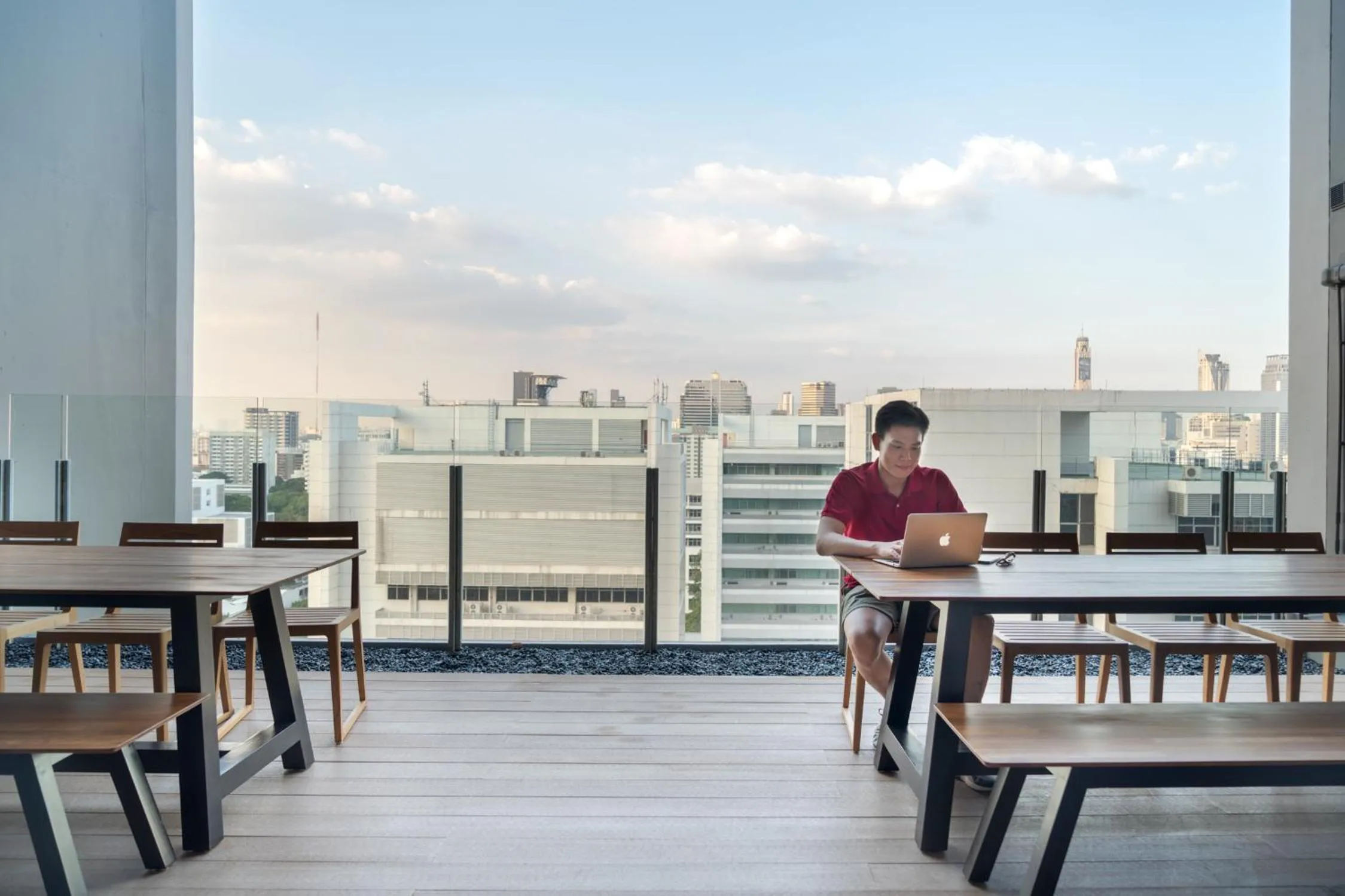 Seating area in Triple Y Hotel