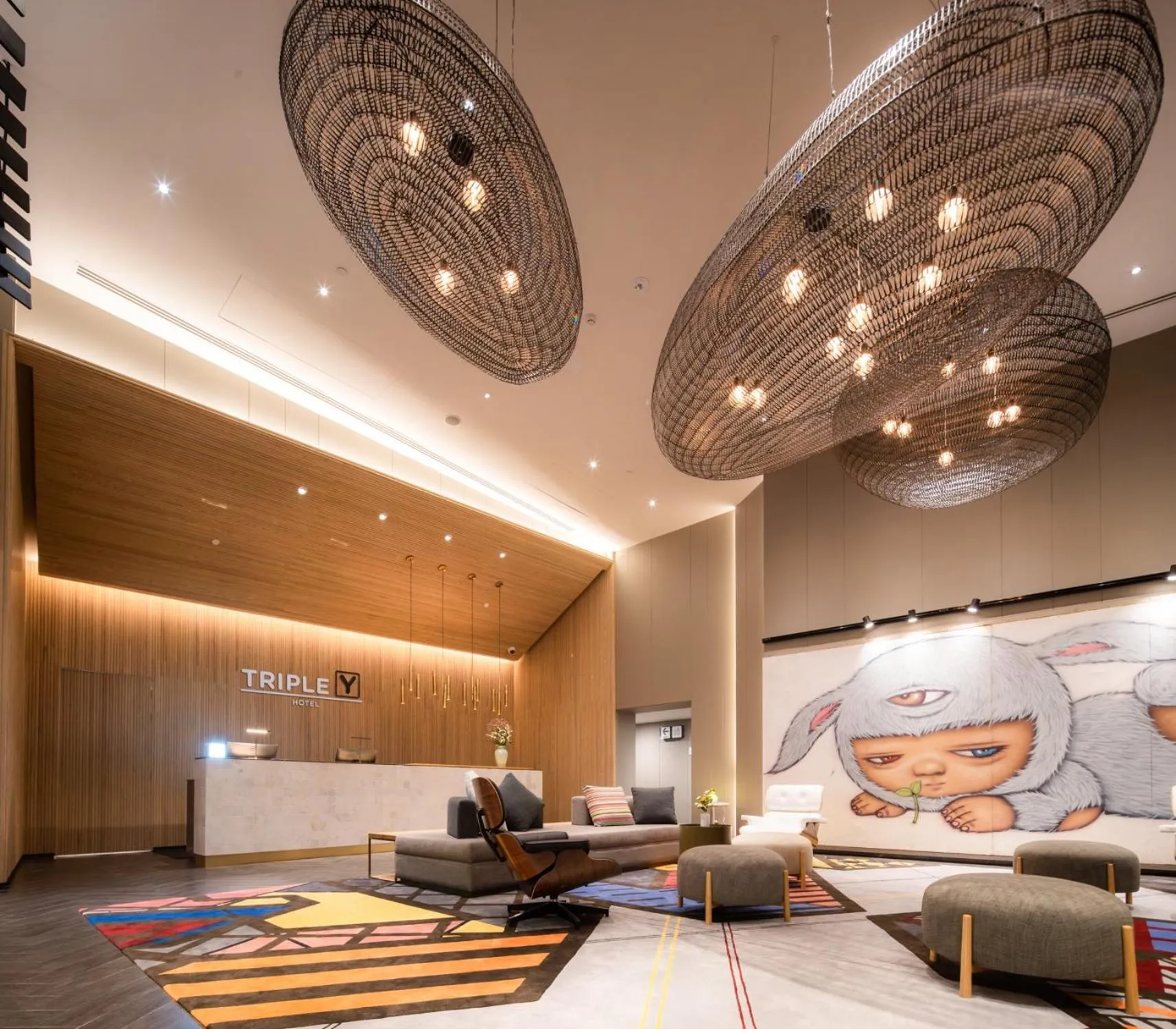 Lobby or reception in Triple Y Hotel