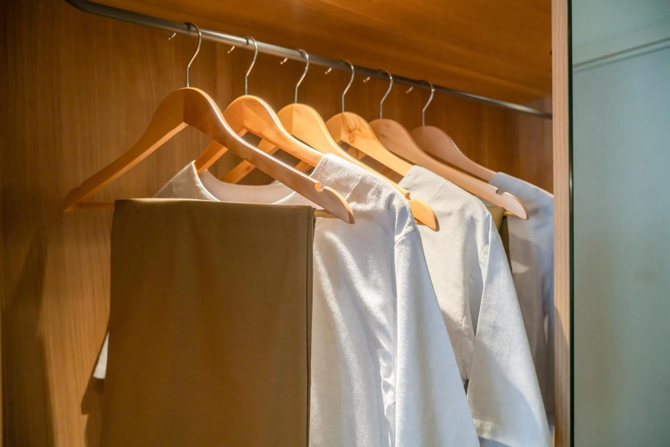 wardrobe in Triple Y Hotel