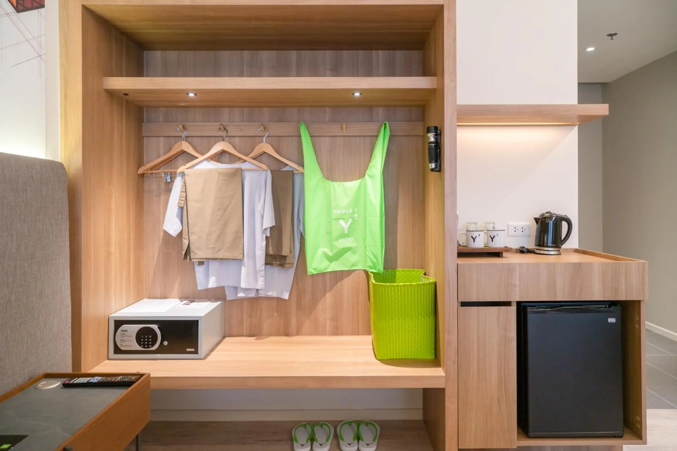 wardrobe in Triple Y Hotel