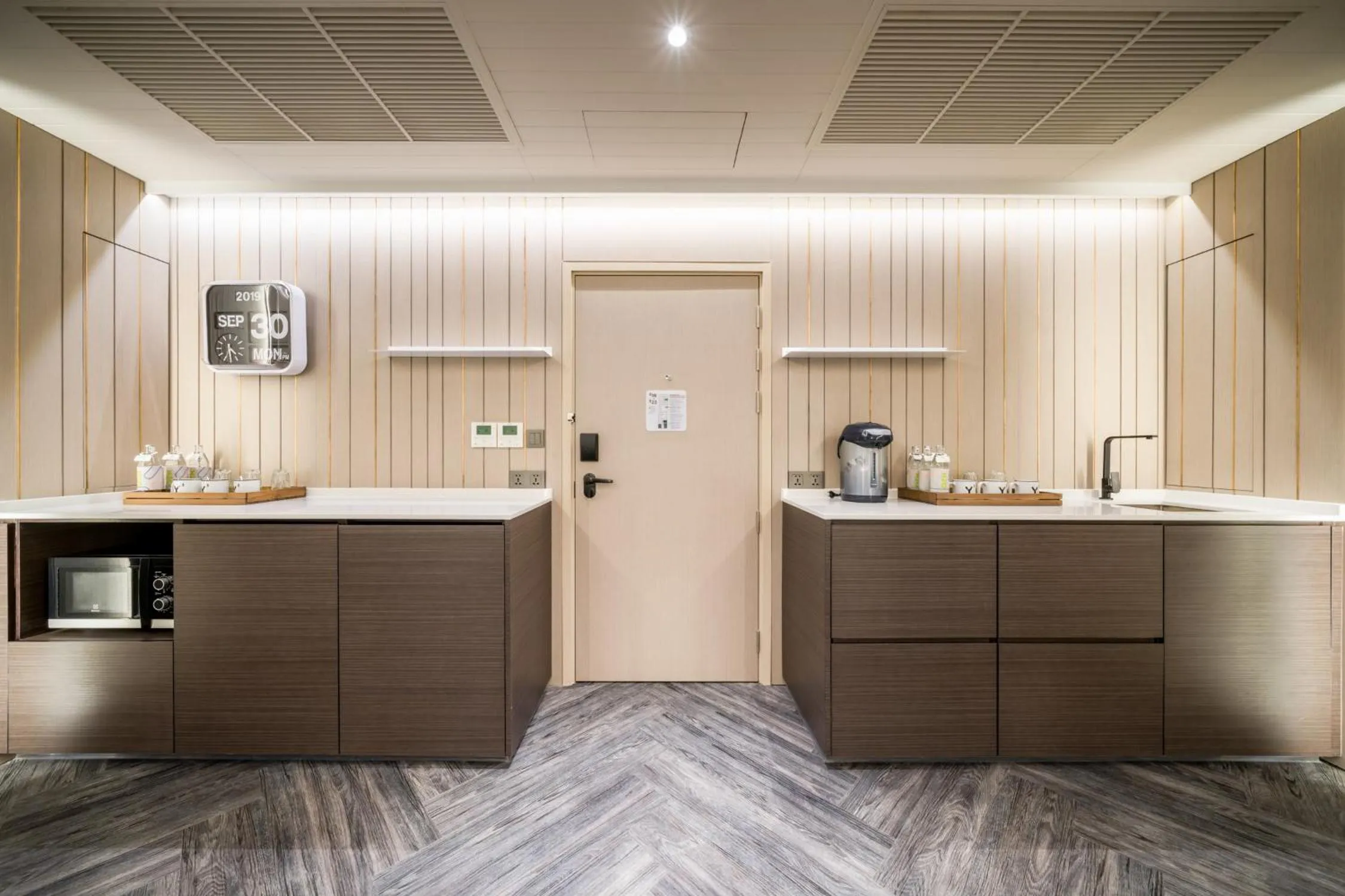 Kitchen or kitchenette in Triple Y Hotel