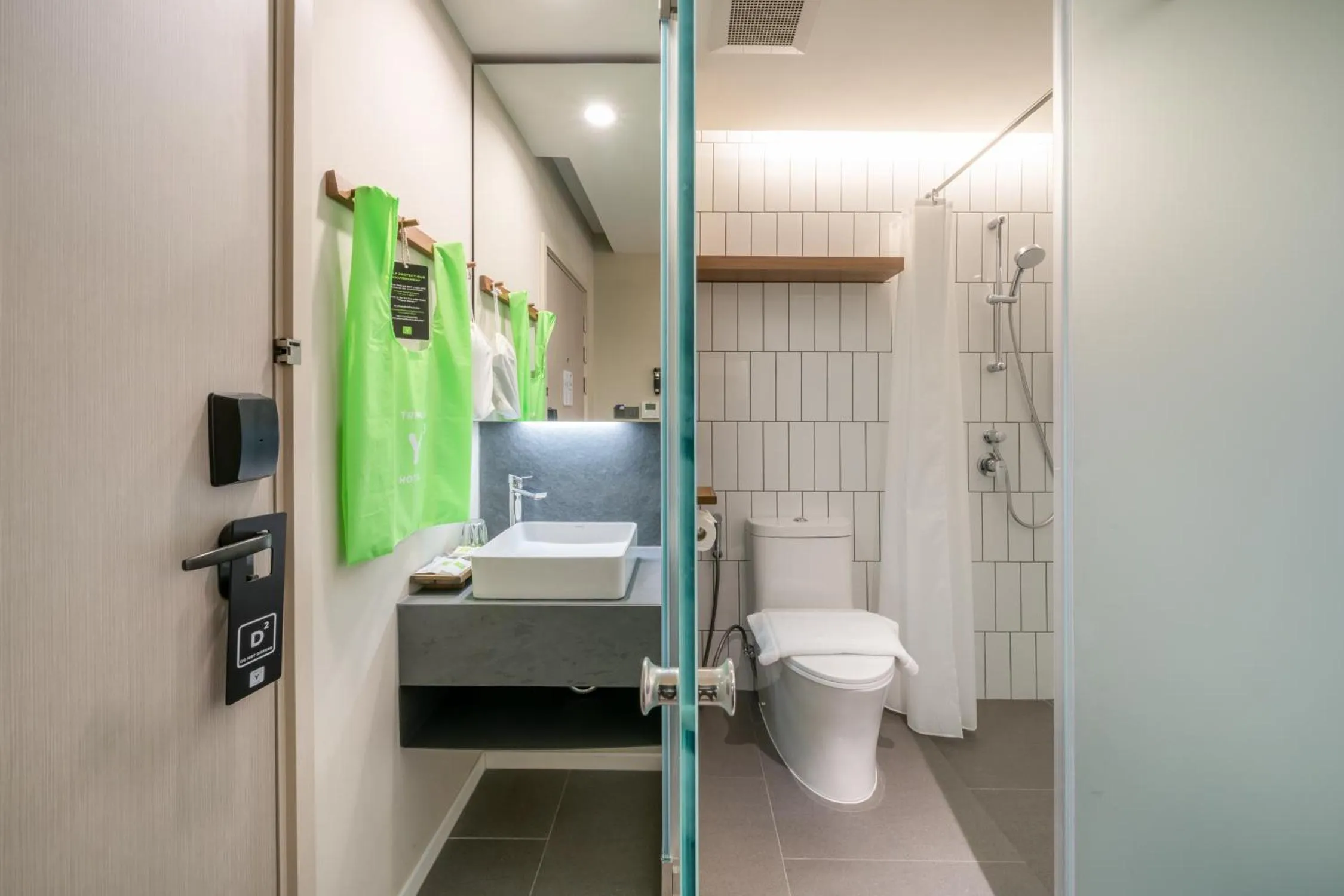 Toilet in Triple Y Hotel