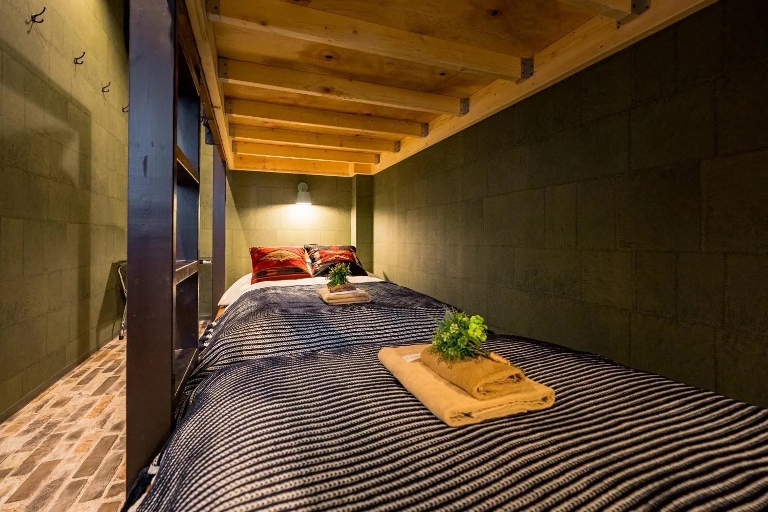 Photo of the whole room, Bed in IKIDANE Residential Hotel Komagome