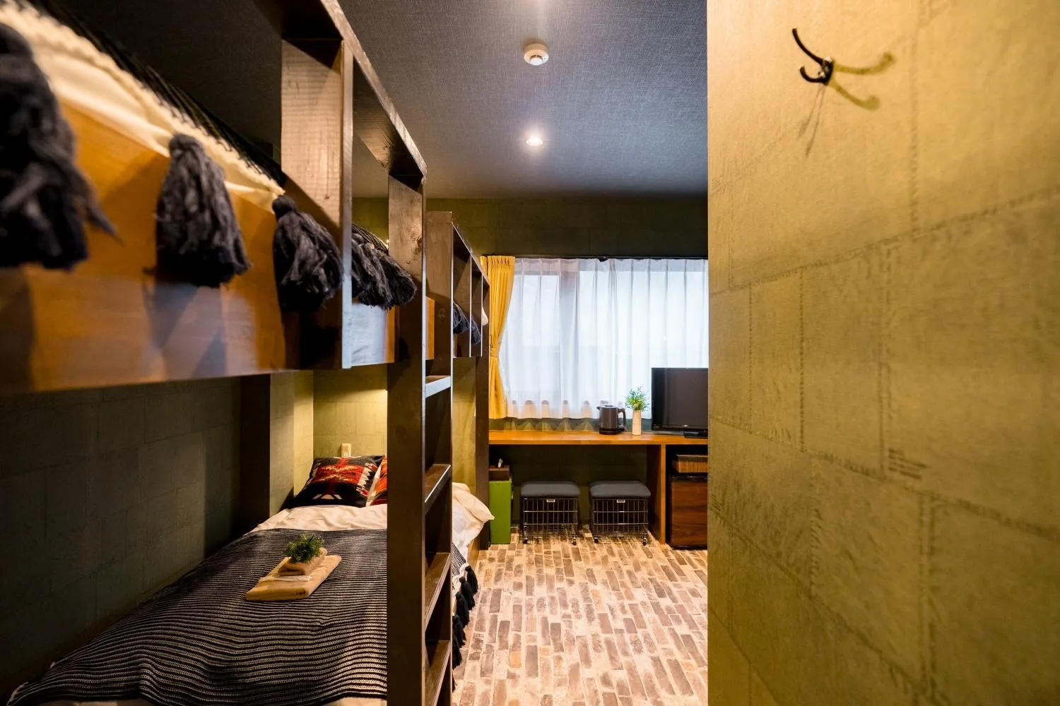 Photo of the whole room, Bed in IKIDANE Residential Hotel Komagome