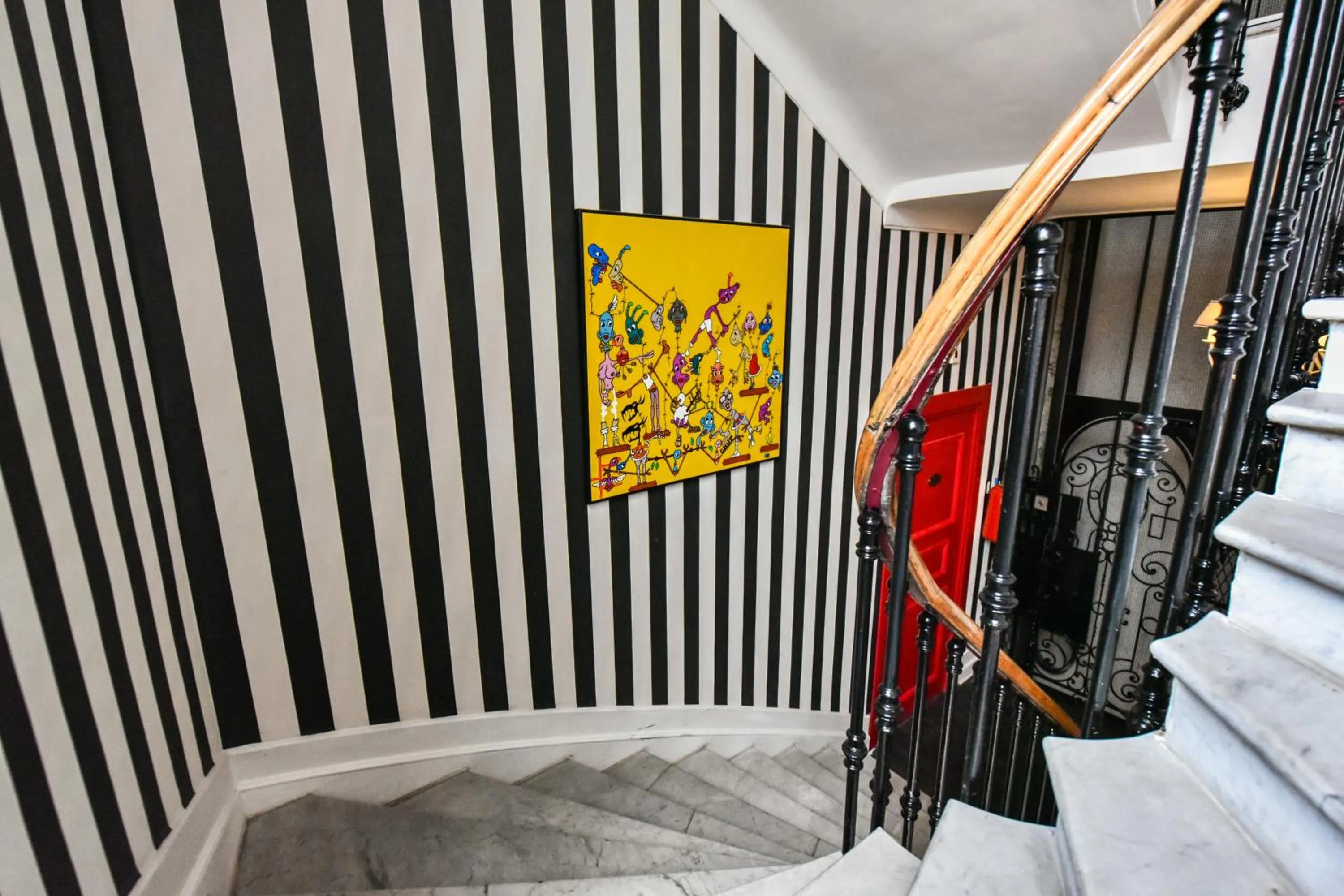 Decorative detail in Hotel Aria