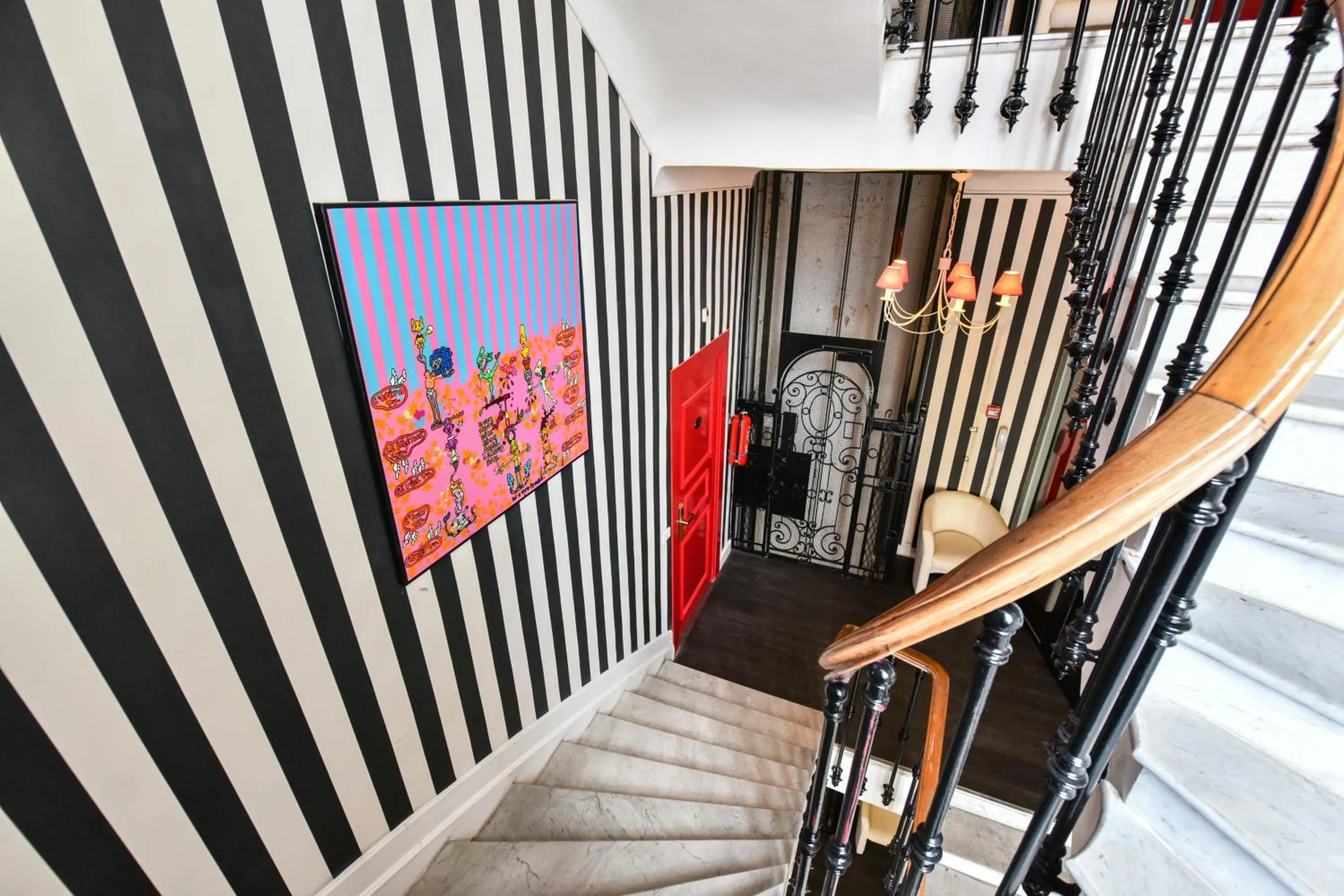 Decorative detail in Hotel Aria