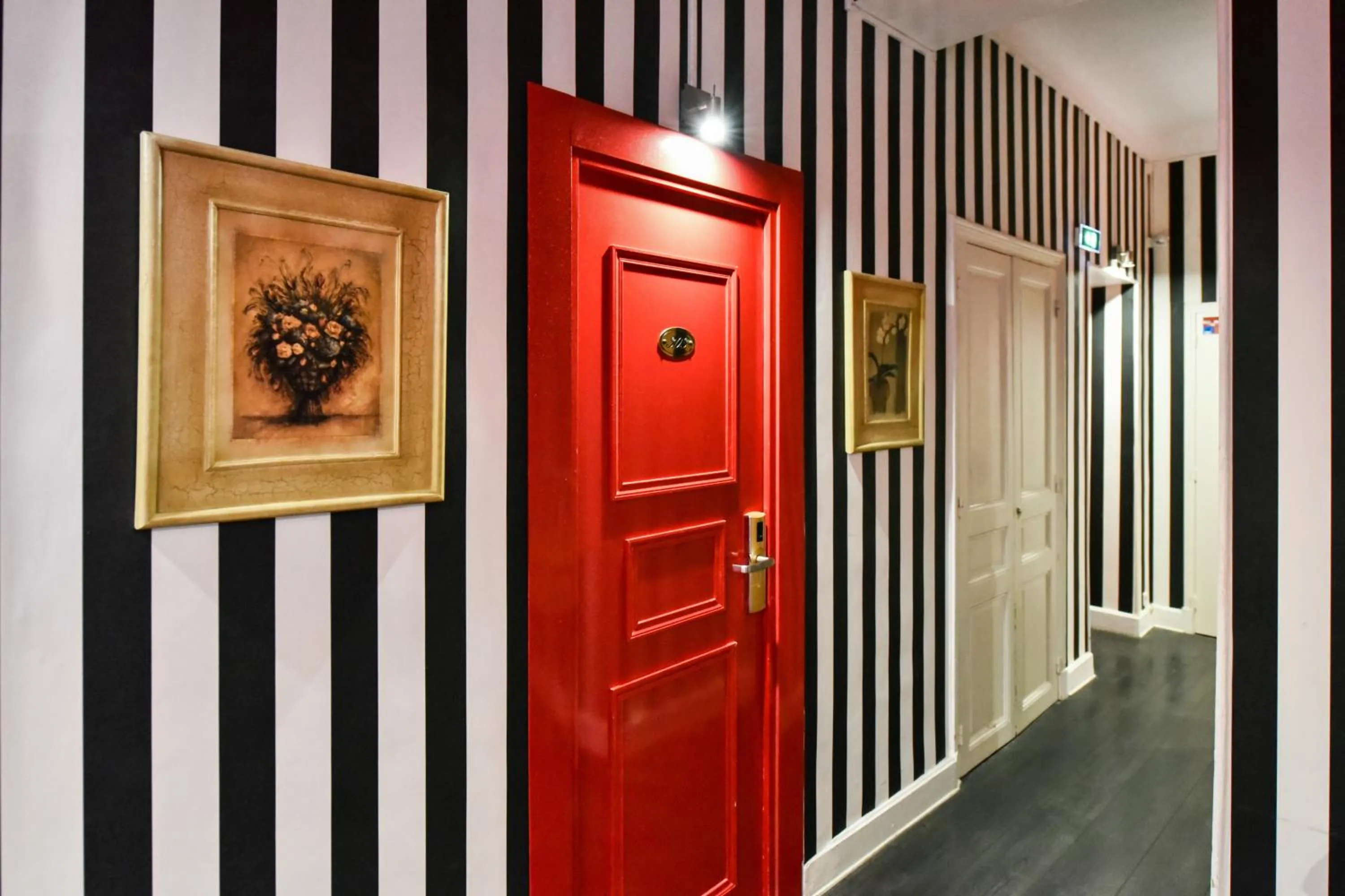 Decorative detail in Hotel Aria