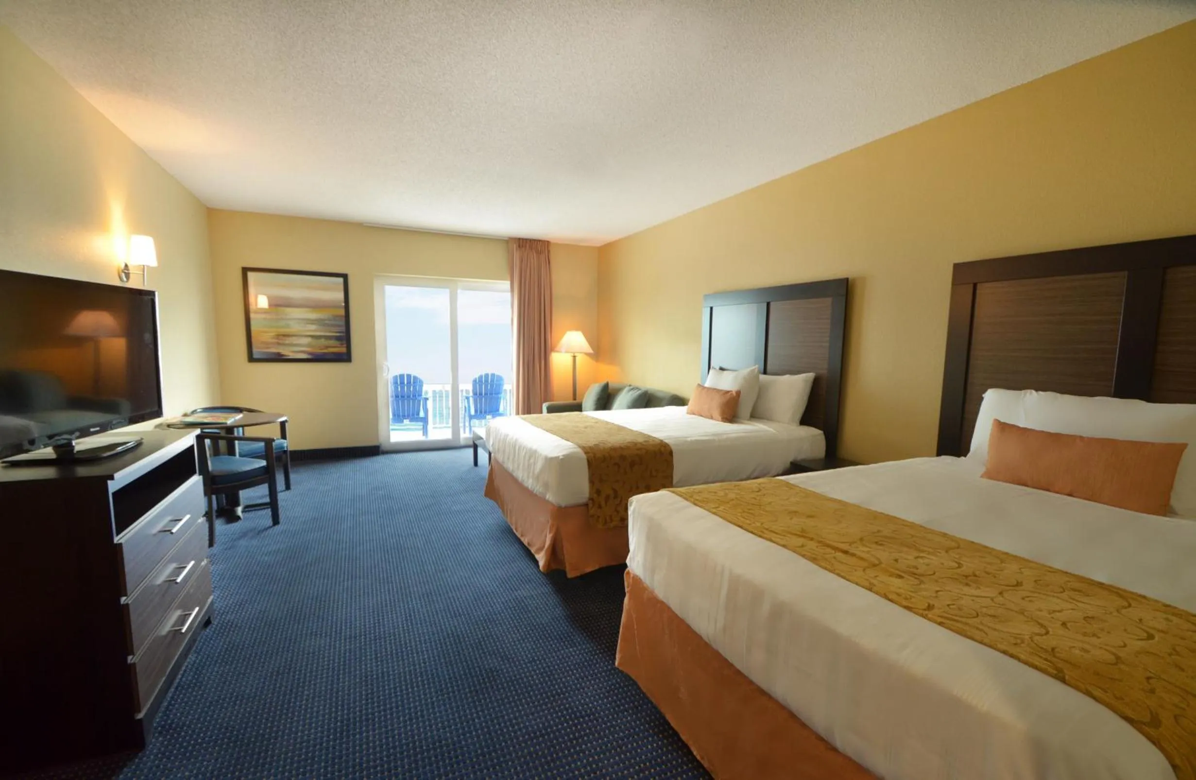 TV and multimedia, Bed in Crystal Beach Hotel