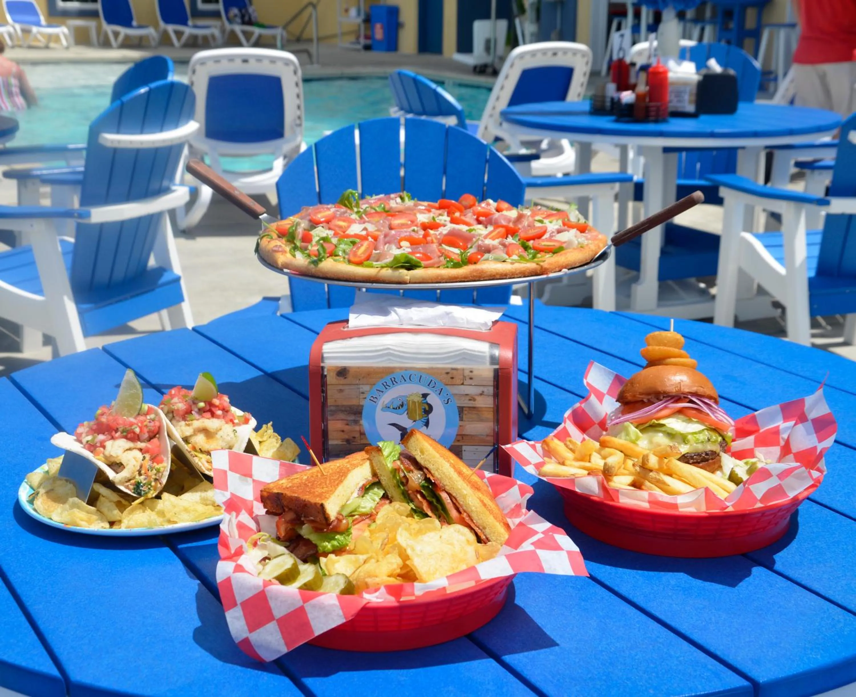 Food and drinks in Crystal Beach Hotel