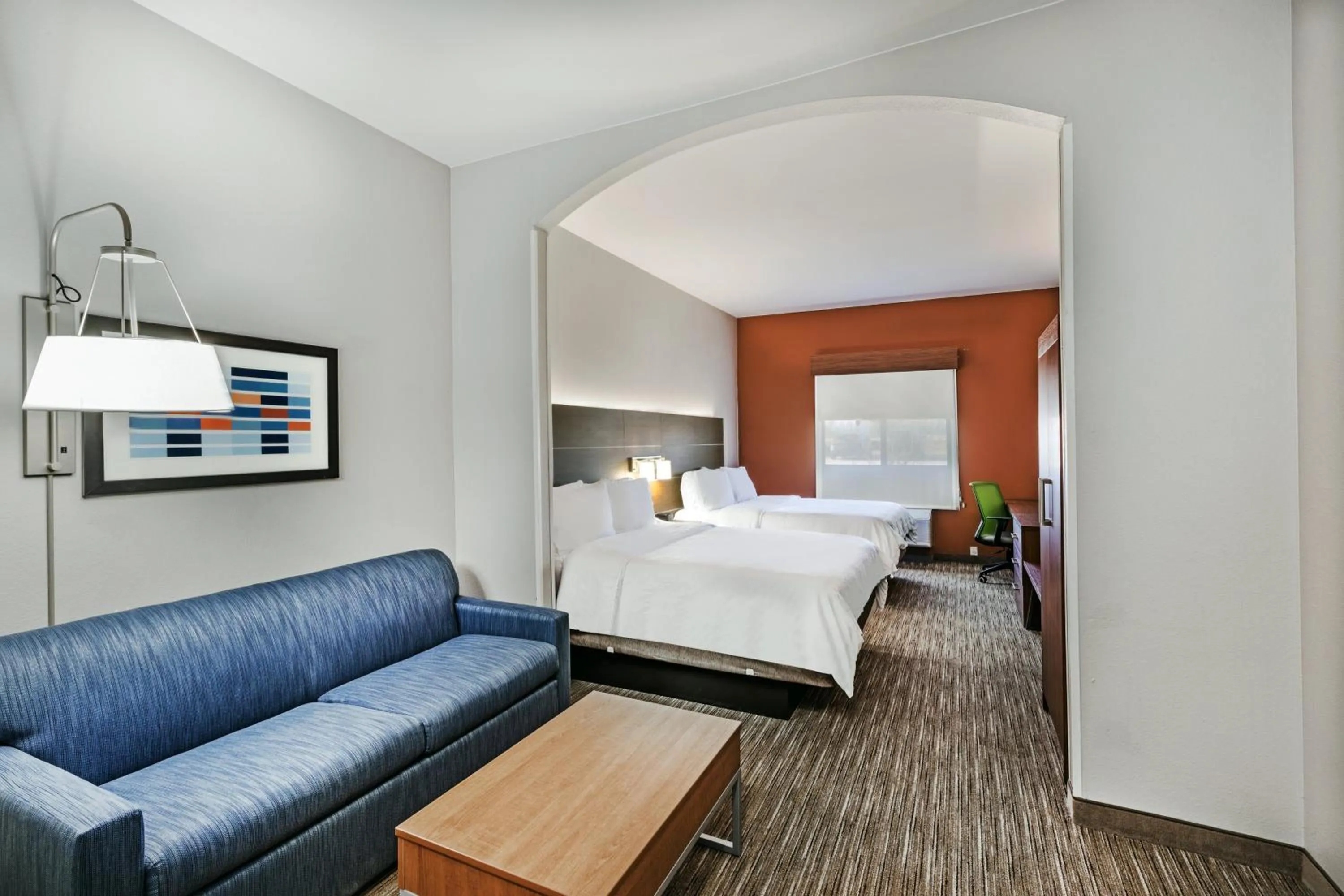 Bedroom, Bed in Holiday Inn Express and Suites Pryor by IHG