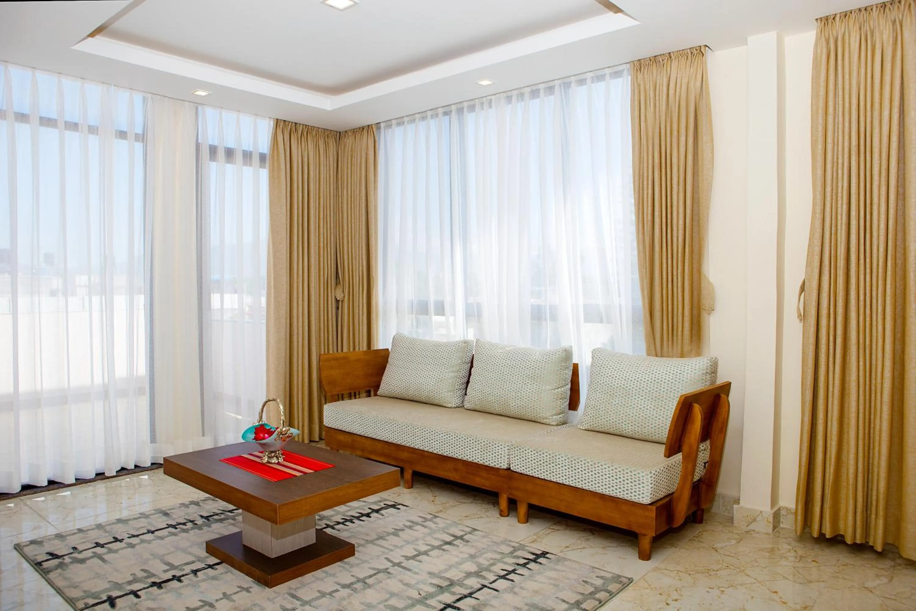 Living room in Sarovar Residency Serviced Apartment Hotel
