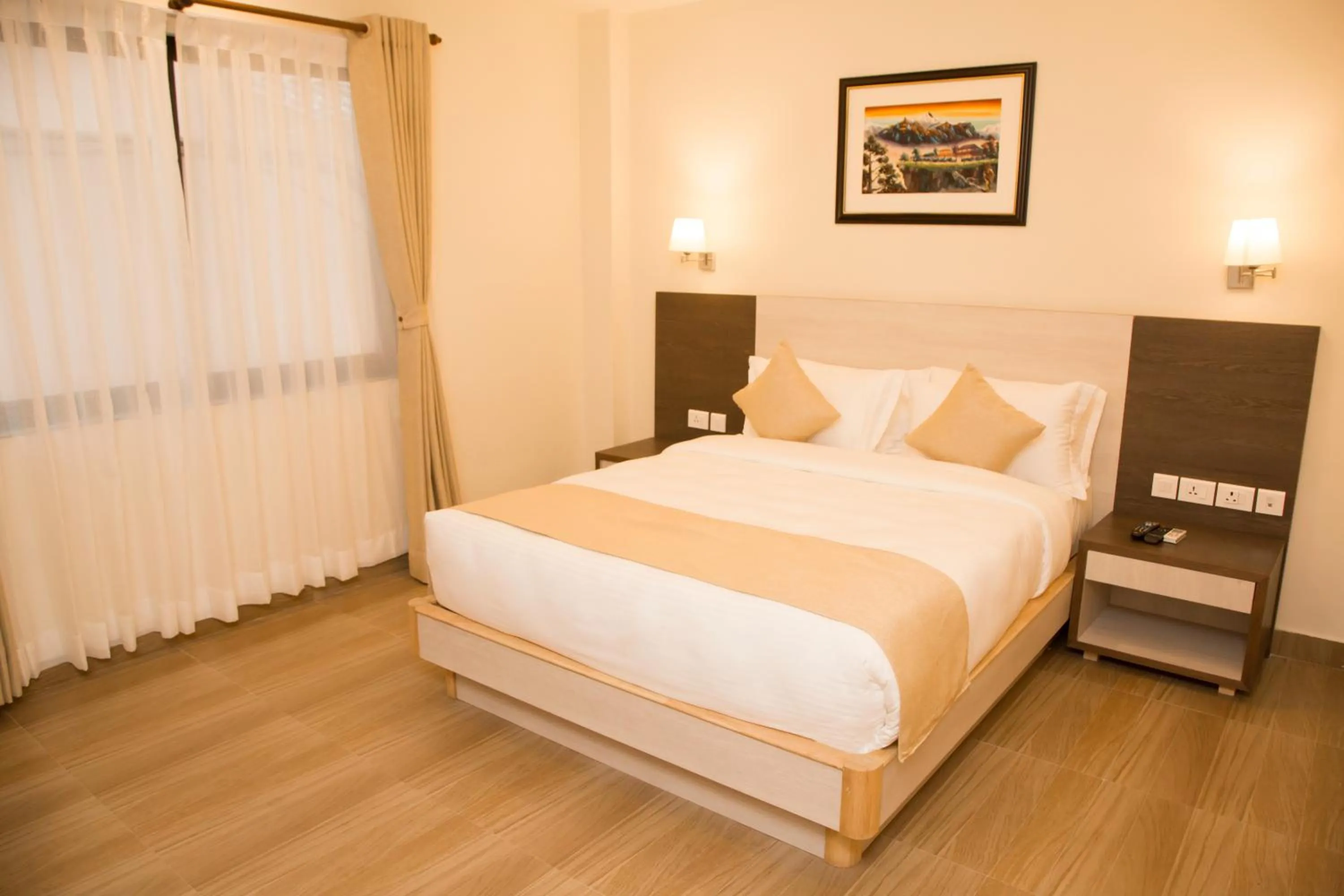 Bed in Sarovar Residency Serviced Apartment Hotel