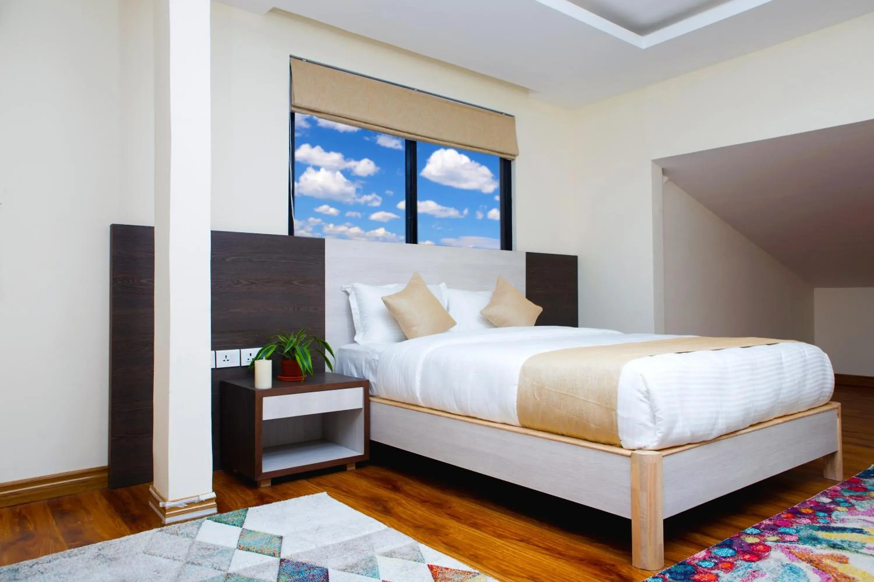 Bed in Sarovar Residency Serviced Apartment Hotel Bed in Sarovar Residency Serviced Apartment Hotel