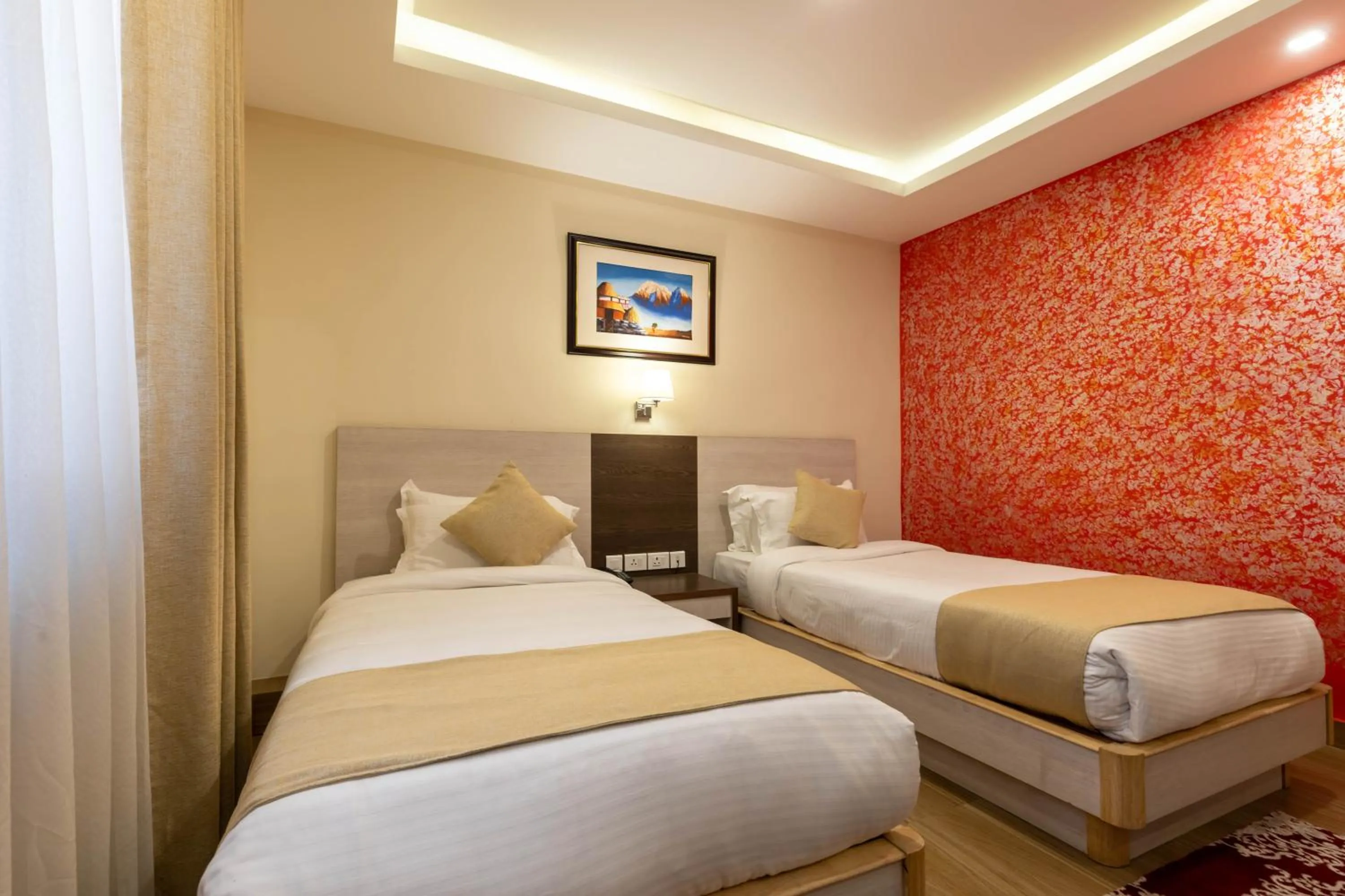 Bed in Sarovar Residency Serviced Apartment Hotel