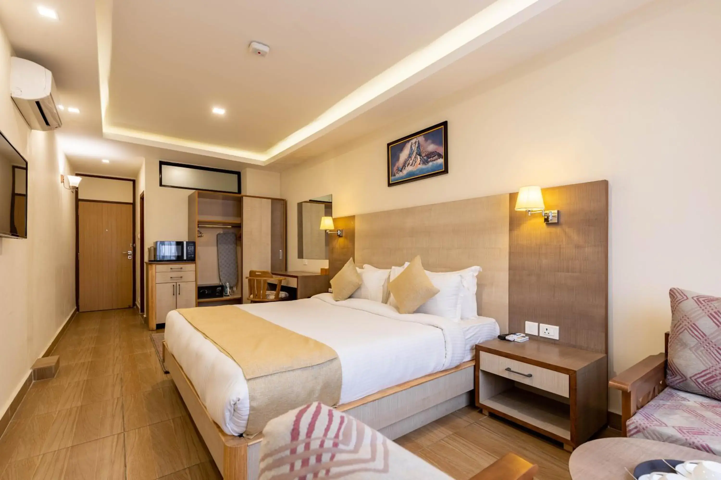 Bed in Sarovar Residency Serviced Apartment Hotel Bed in Sarovar Residency Serviced Apartment Hotel