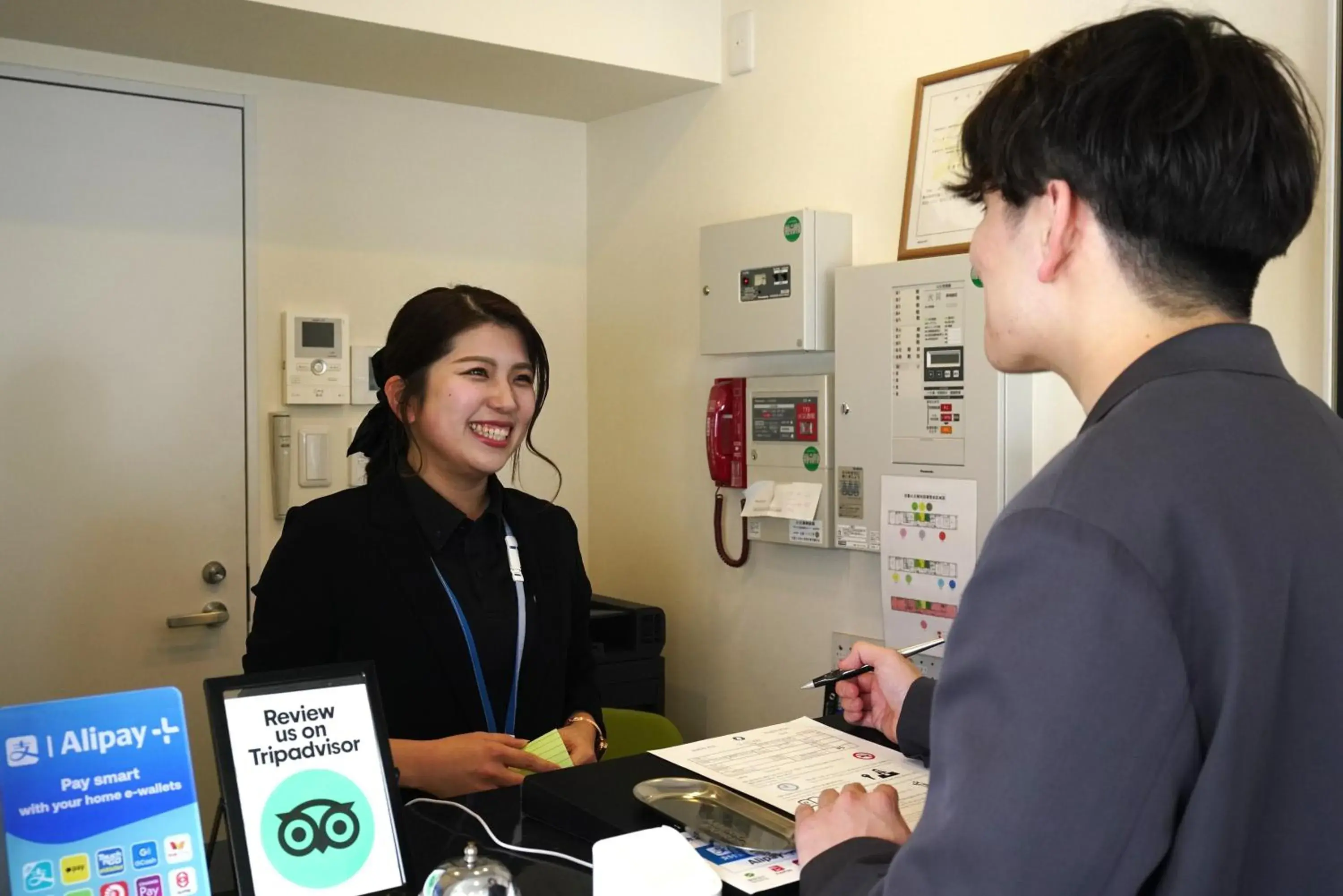 Lobby or reception in GLANZ KEI Kyoto Station Lobby or reception in GLANZ KEI Kyoto Station