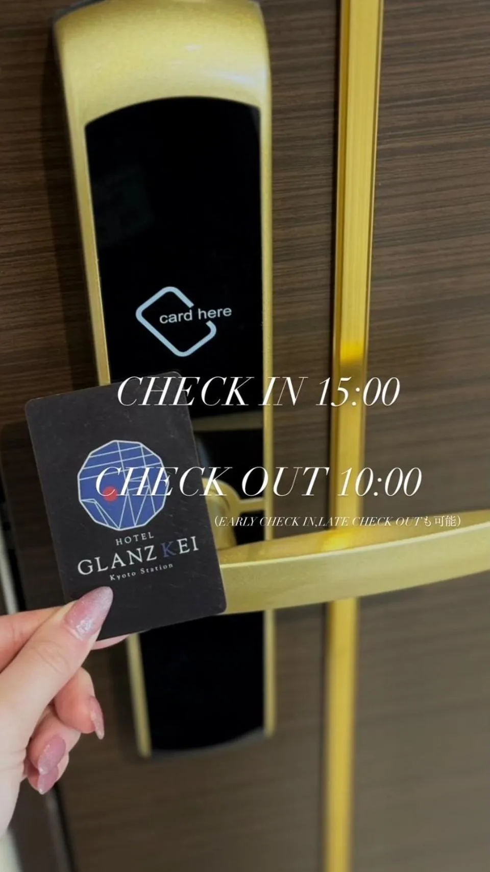 group of guests in GLANZ KEI Kyoto Station