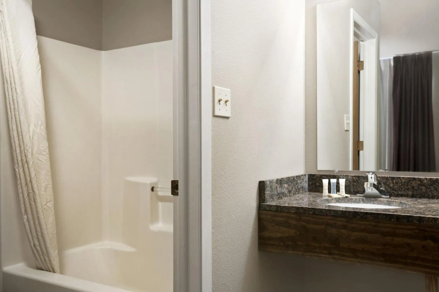 Bathroom in Super 8 by Wyndham Pocatello