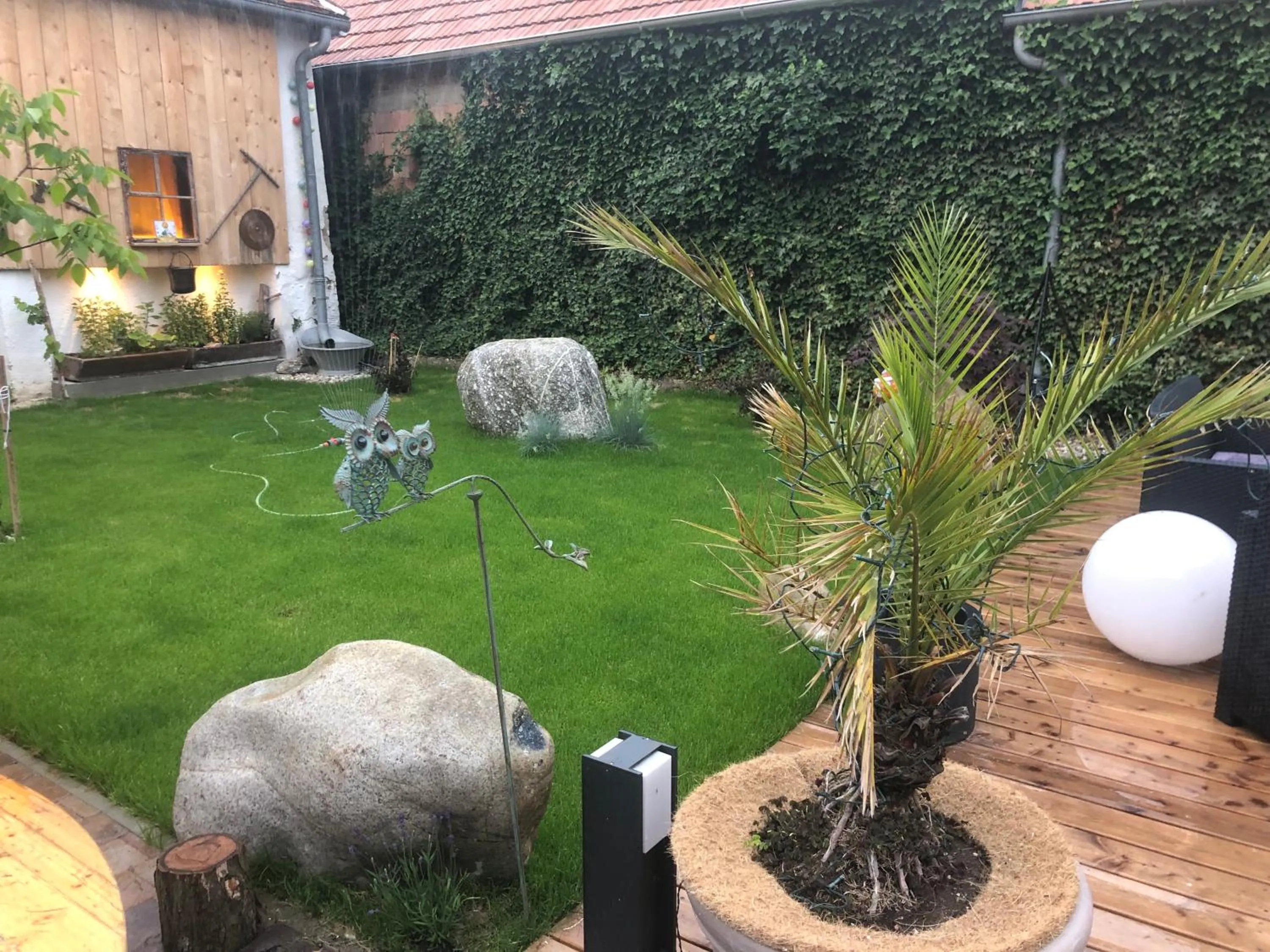 Patio in Auszeit; Gästehaus & mehr