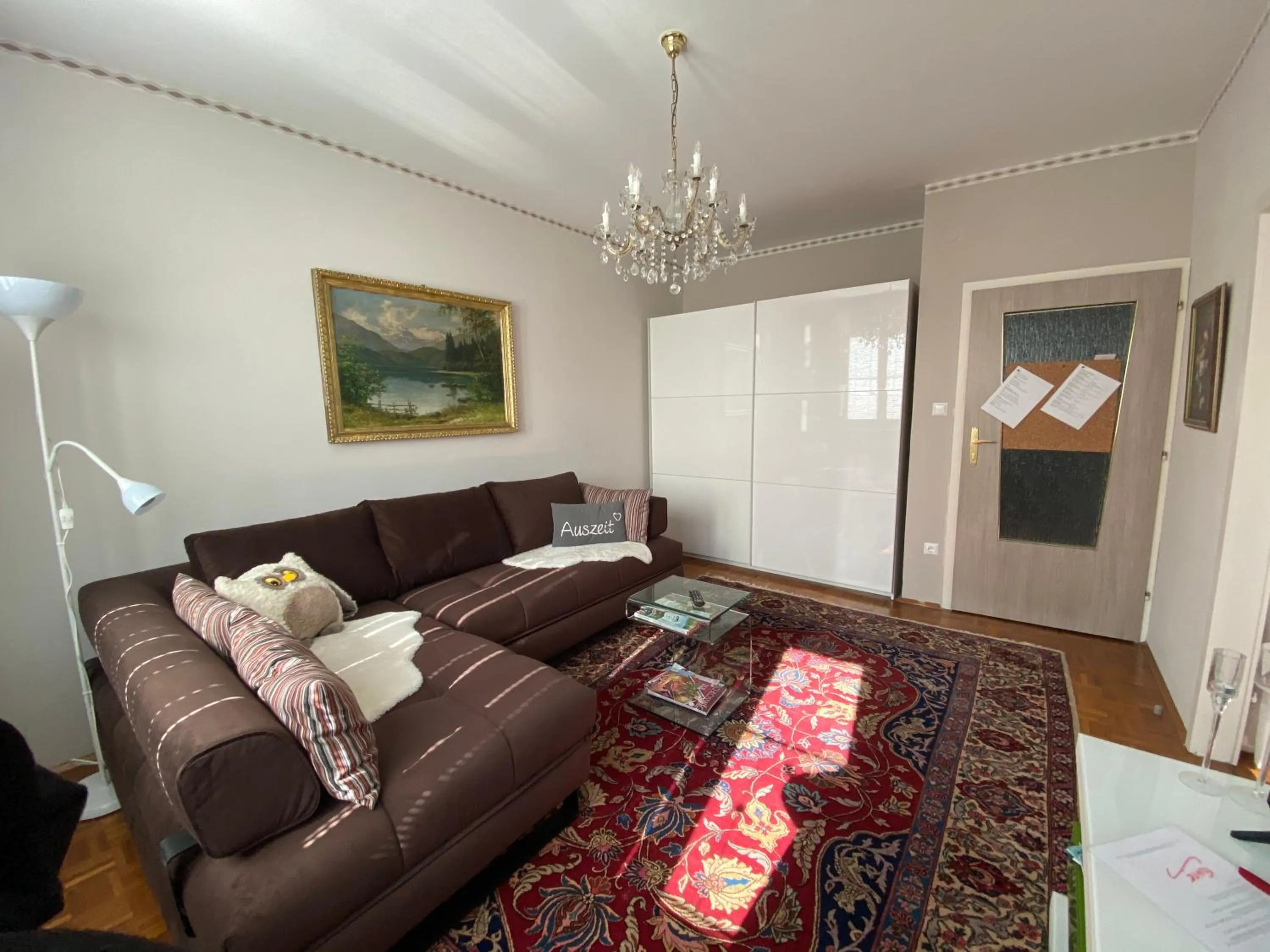 Living room in Auszeit; Gästehaus & mehr