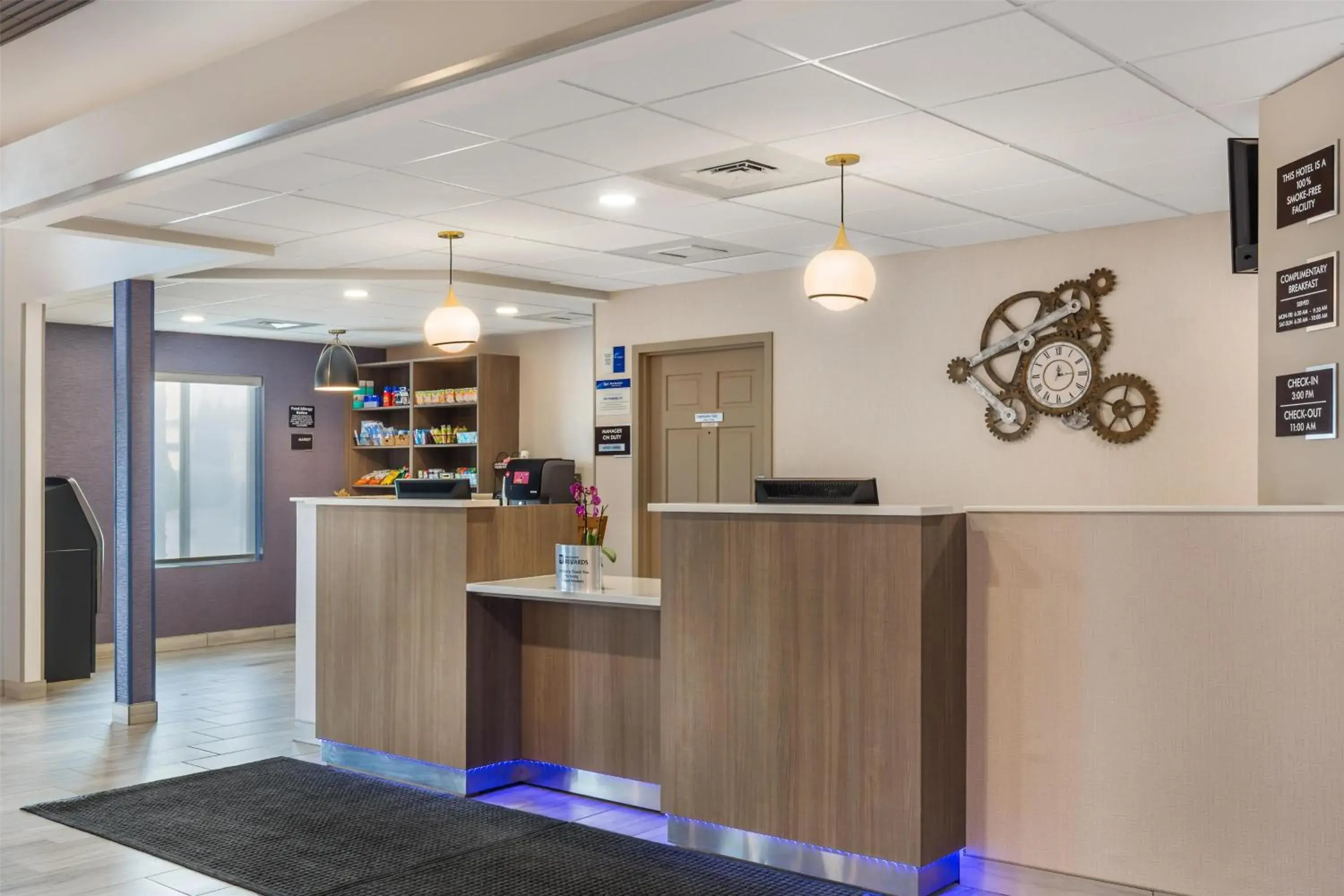 Lobby or reception in Best Western Manchester Lobby or reception in Best Western Manchester