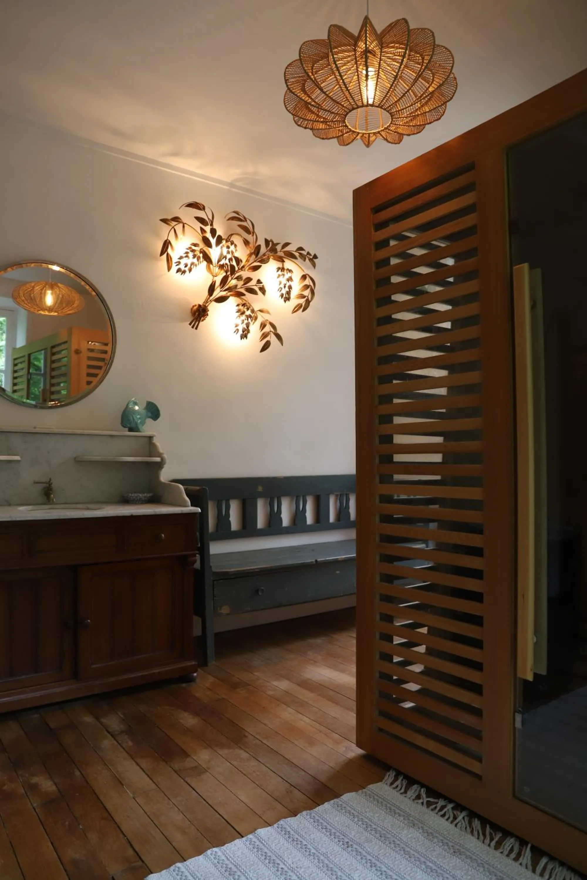 Bed in Chambre d'hôtes chez Johannes et Adèle