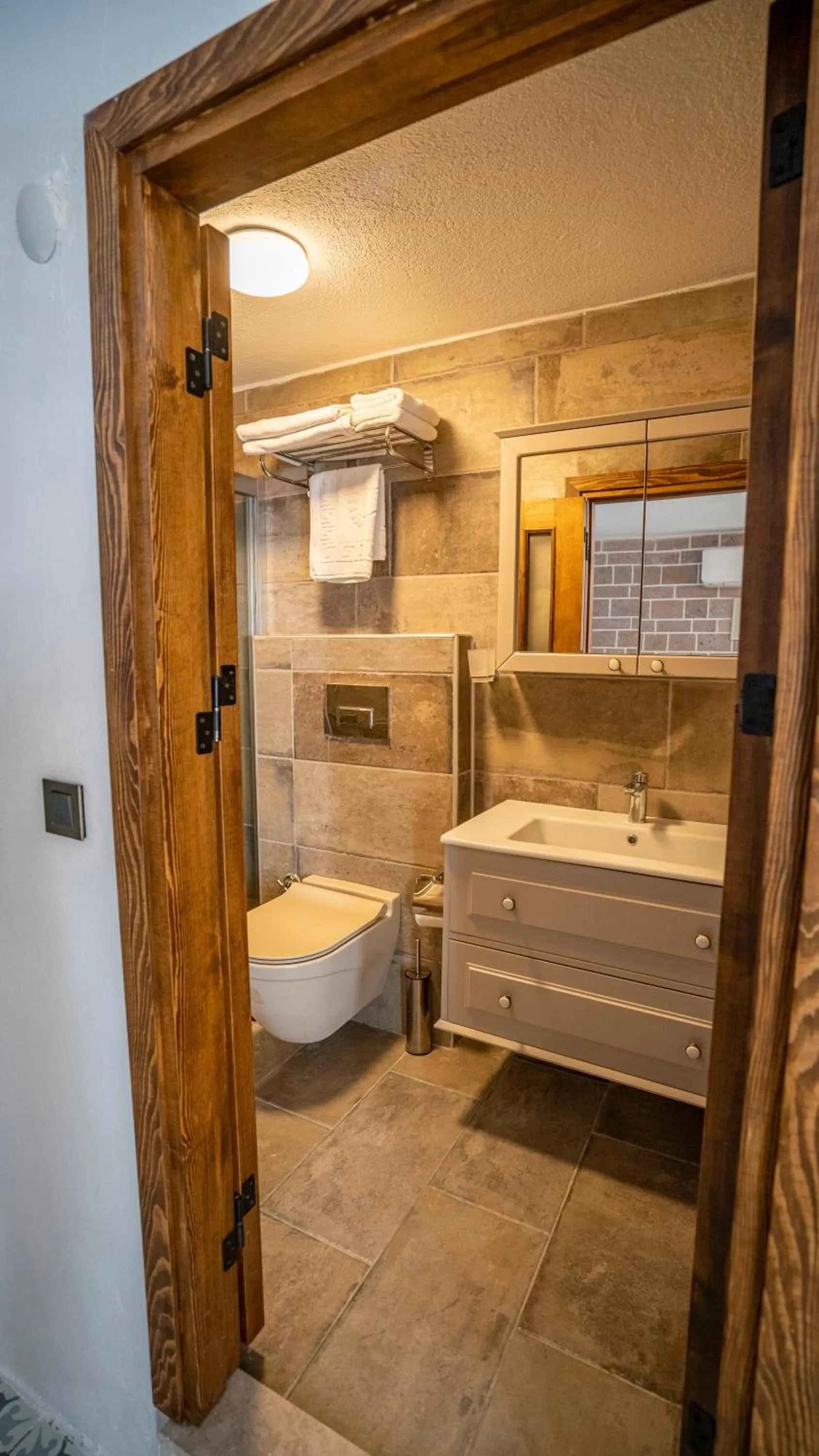 Bathroom in Ajlan Hotel Cunda