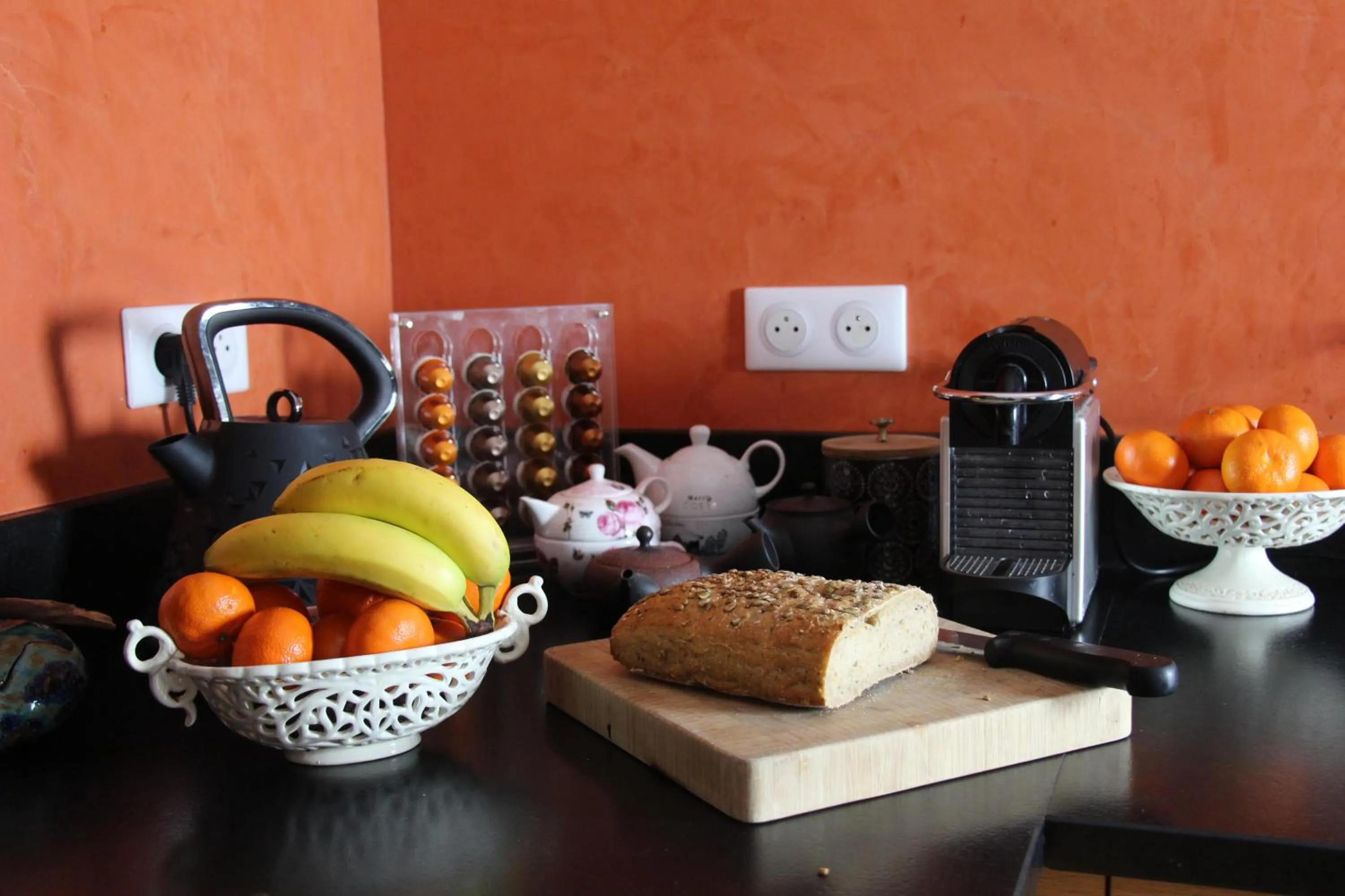 Buffet breakfast in La Villanelle maison d'hôtes