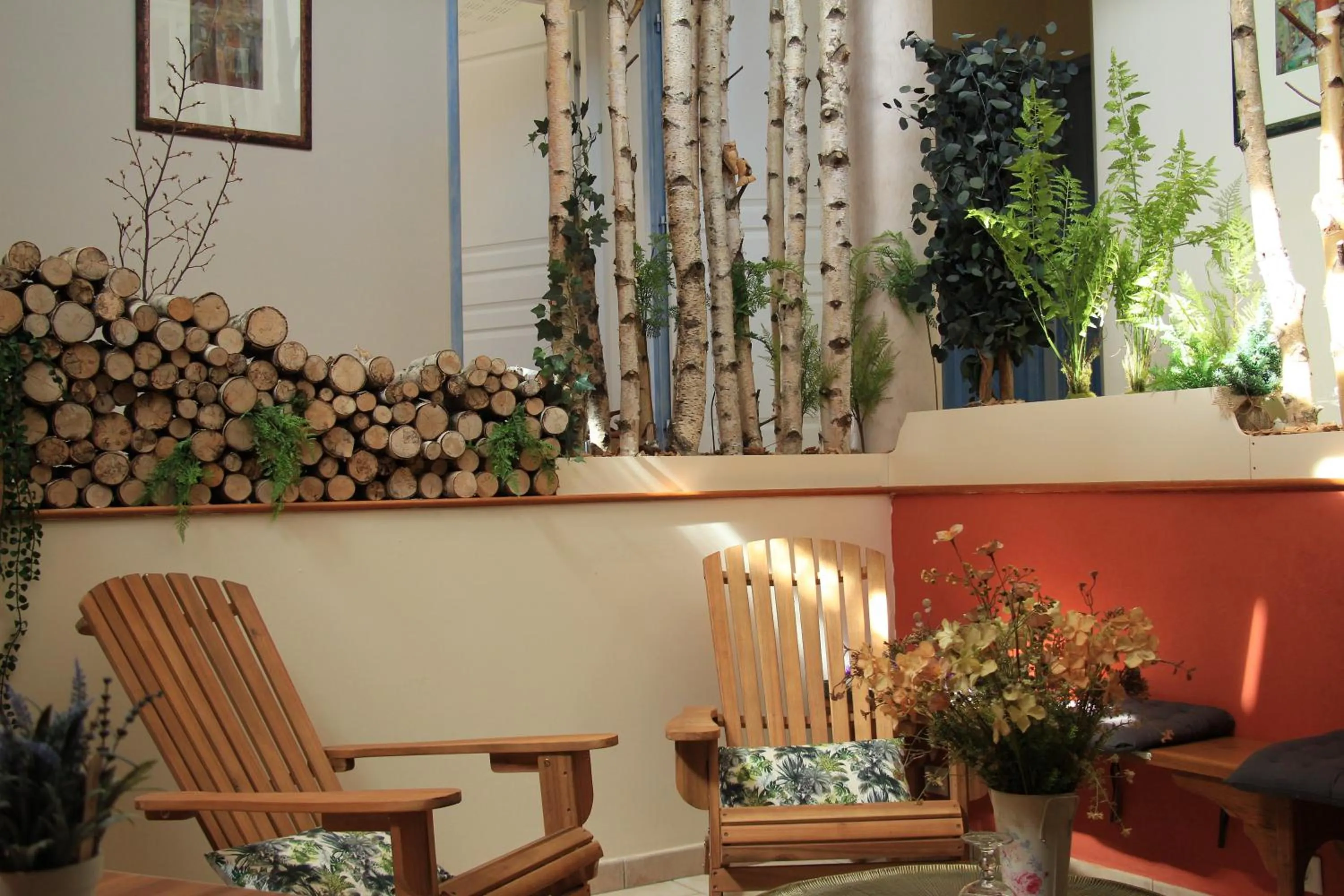 Patio in La Villanelle maison d'hôtes