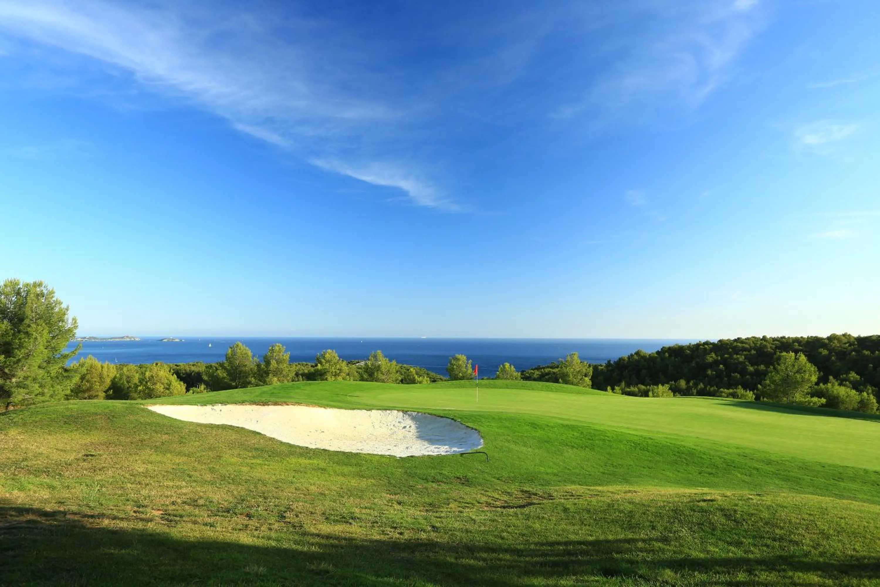 Golfcourse in Le Fregate Provence