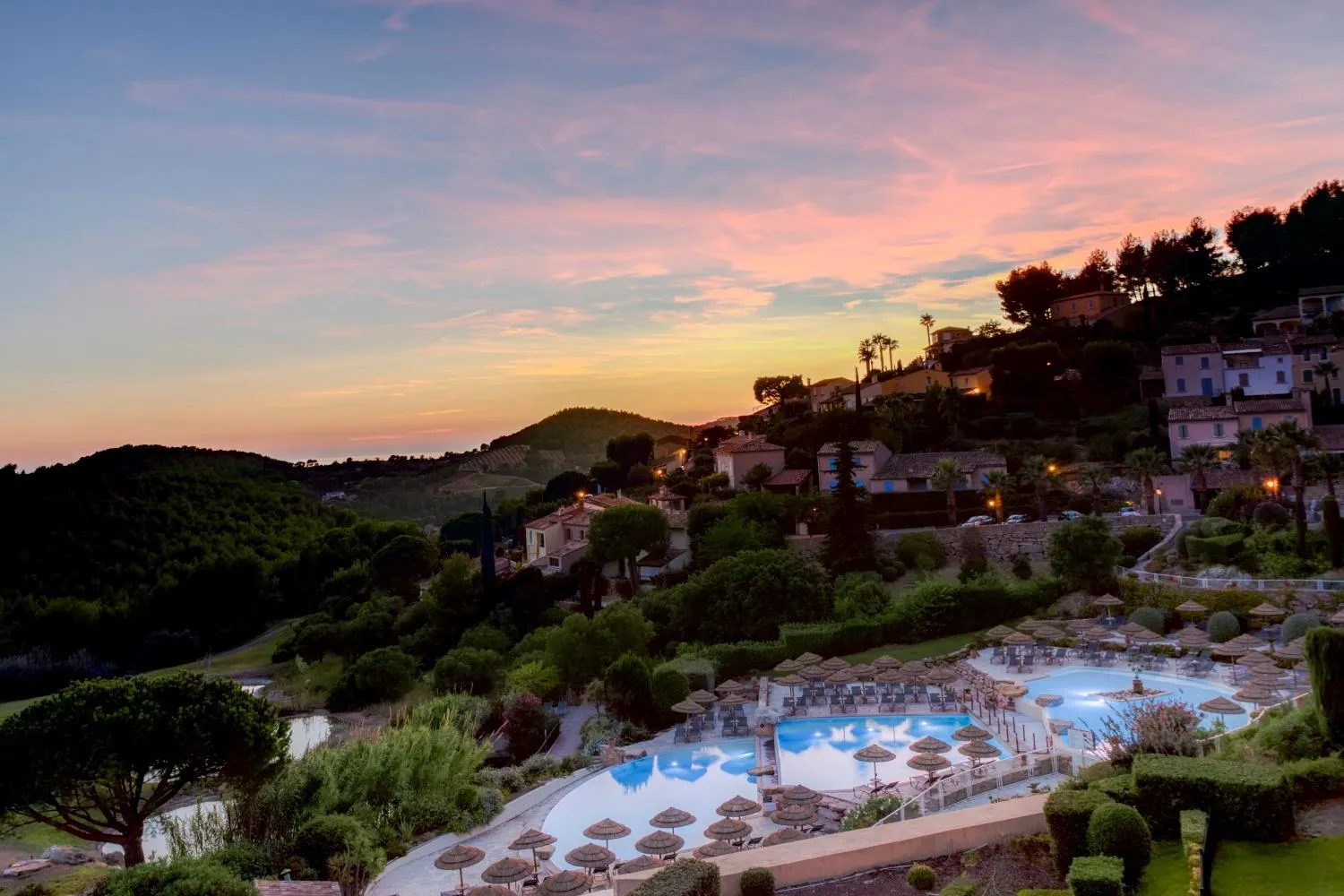 Pool view in Le Fregate Provence