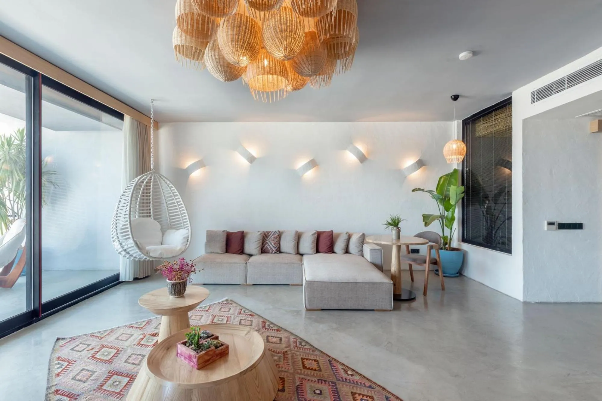 Living room in Harbour Suites Fethiye