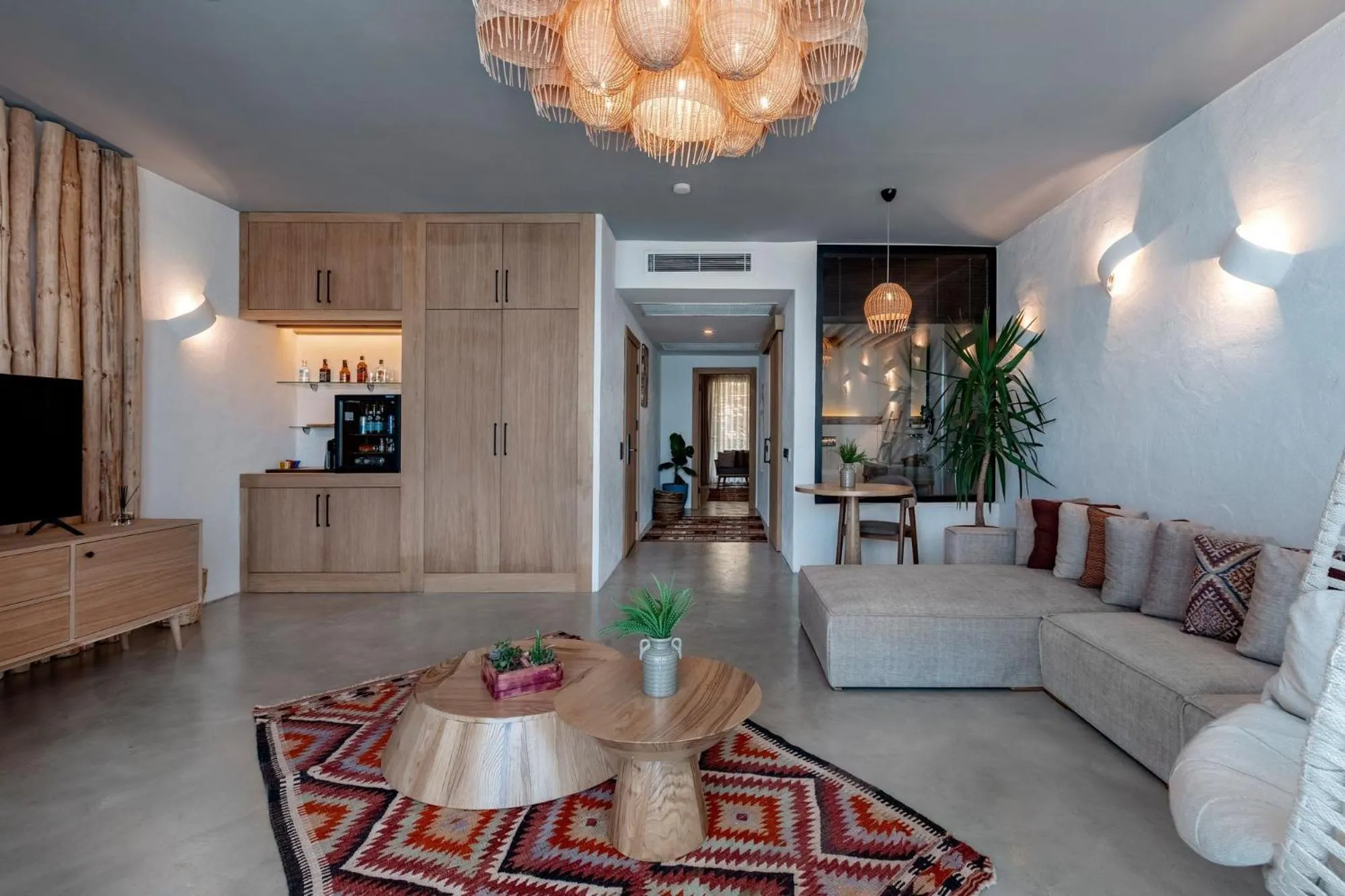 Living room in Harbour Suites Fethiye