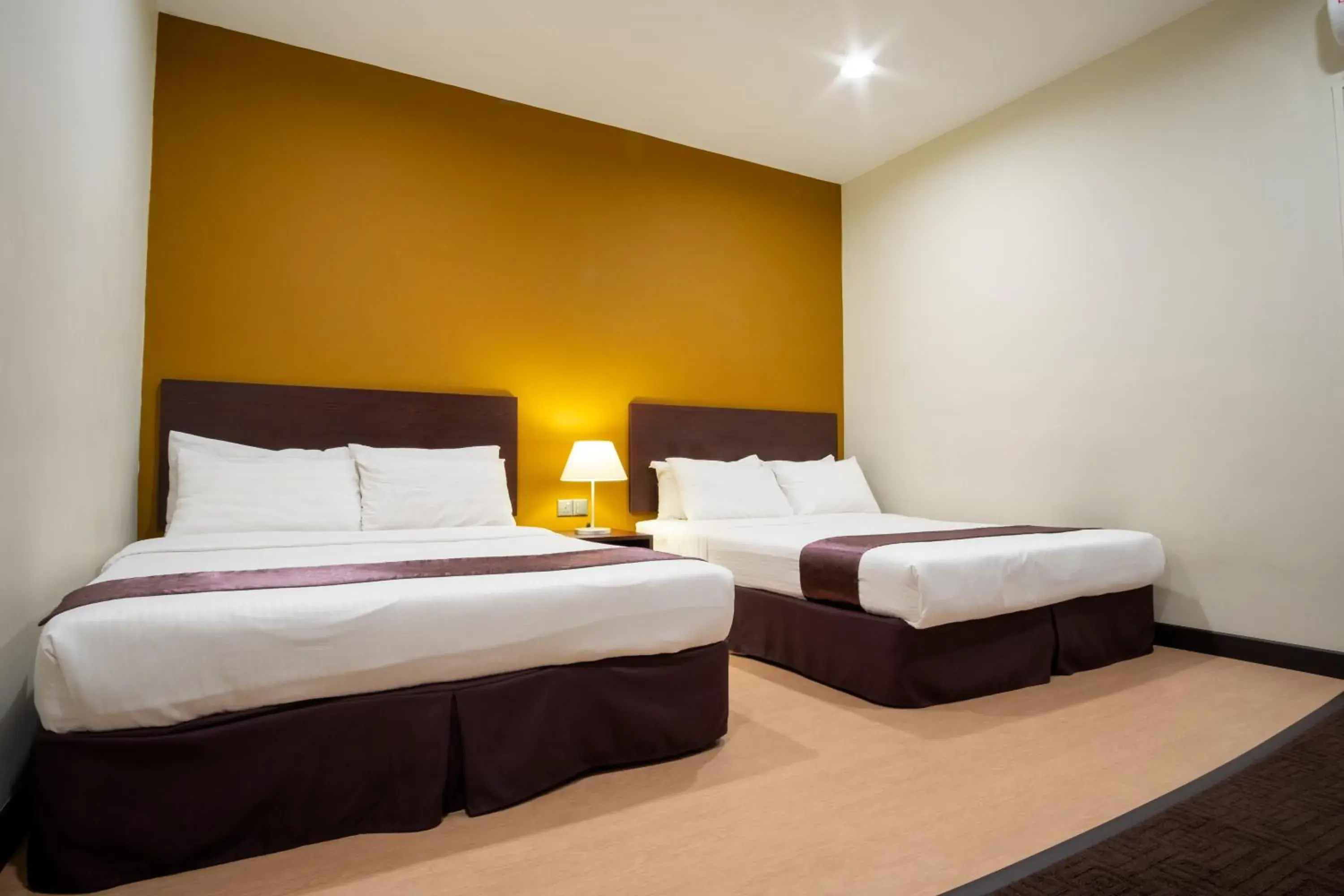 Bed in Orkid Inn Mahkota Cheras Bed in Orkid Inn Mahkota Cheras