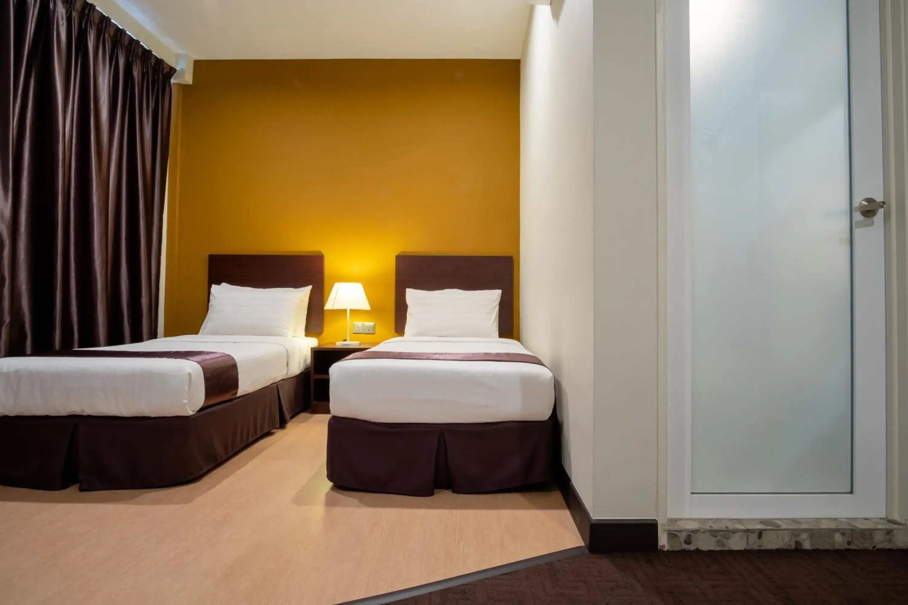 Bed in Orkid Inn Mahkota Cheras Bed in Orkid Inn Mahkota Cheras