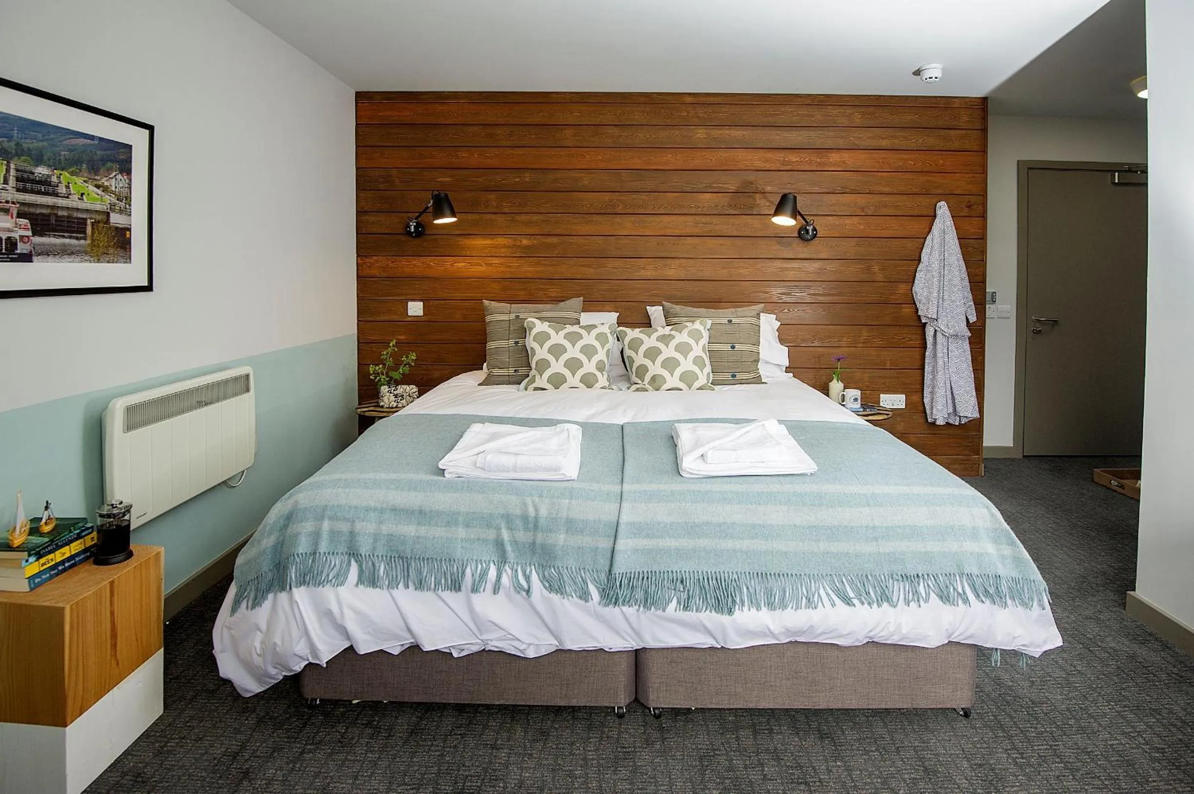 Bed in Lock Chambers, Caledonian Canal Centre