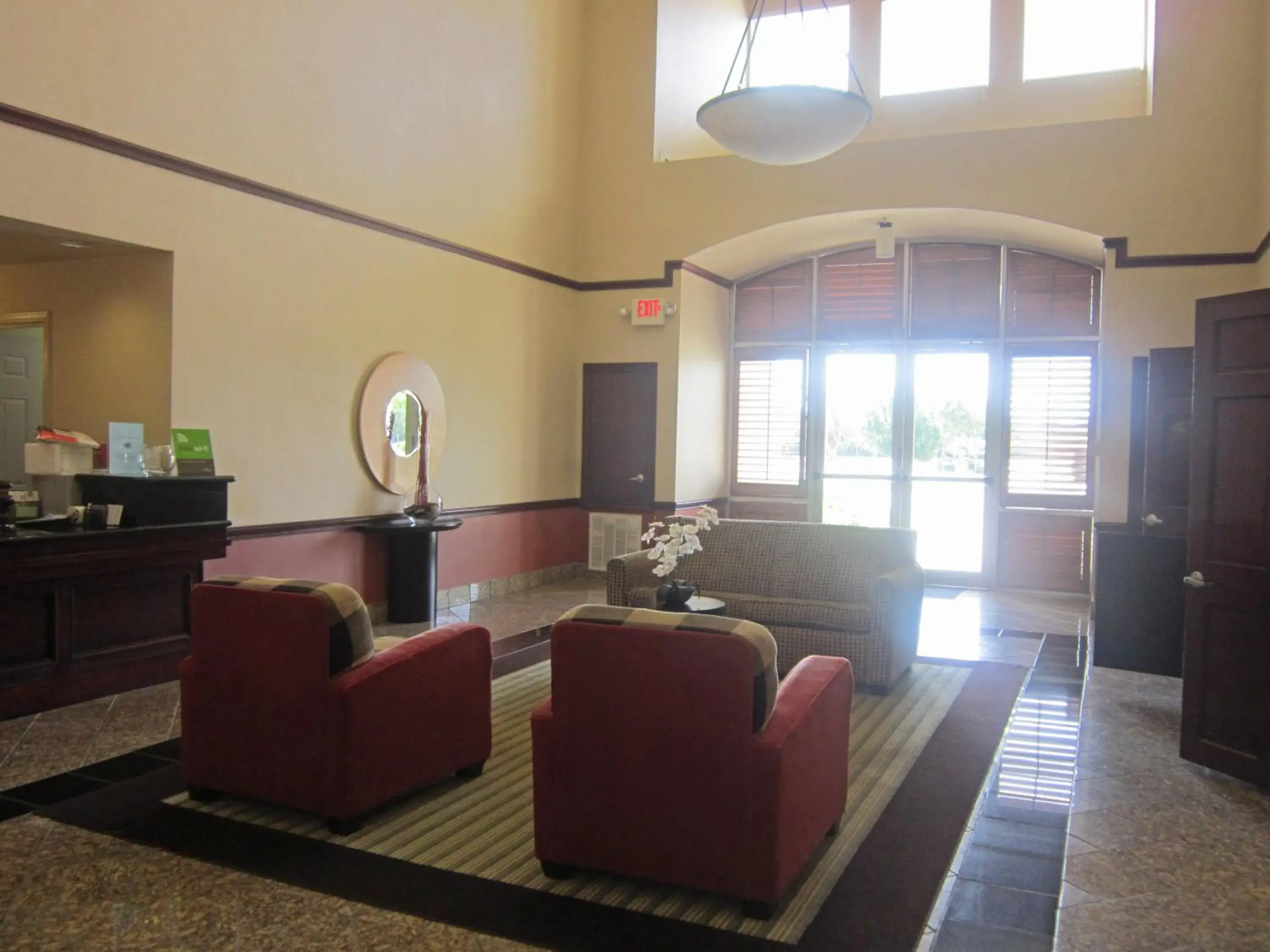 Lobby or reception in Sonesta Simply Suites Stafford Lobby or reception in Sonesta Simply Suites Stafford