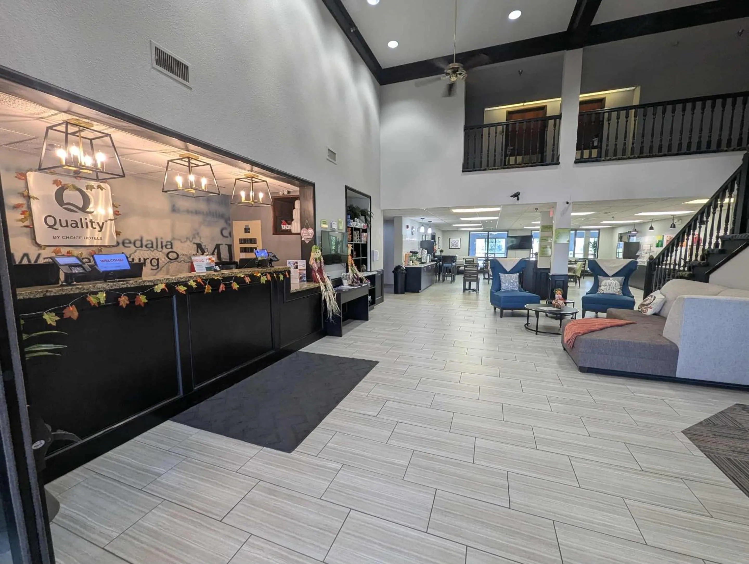 Lobby or reception in Quality Inn Warrensburg
