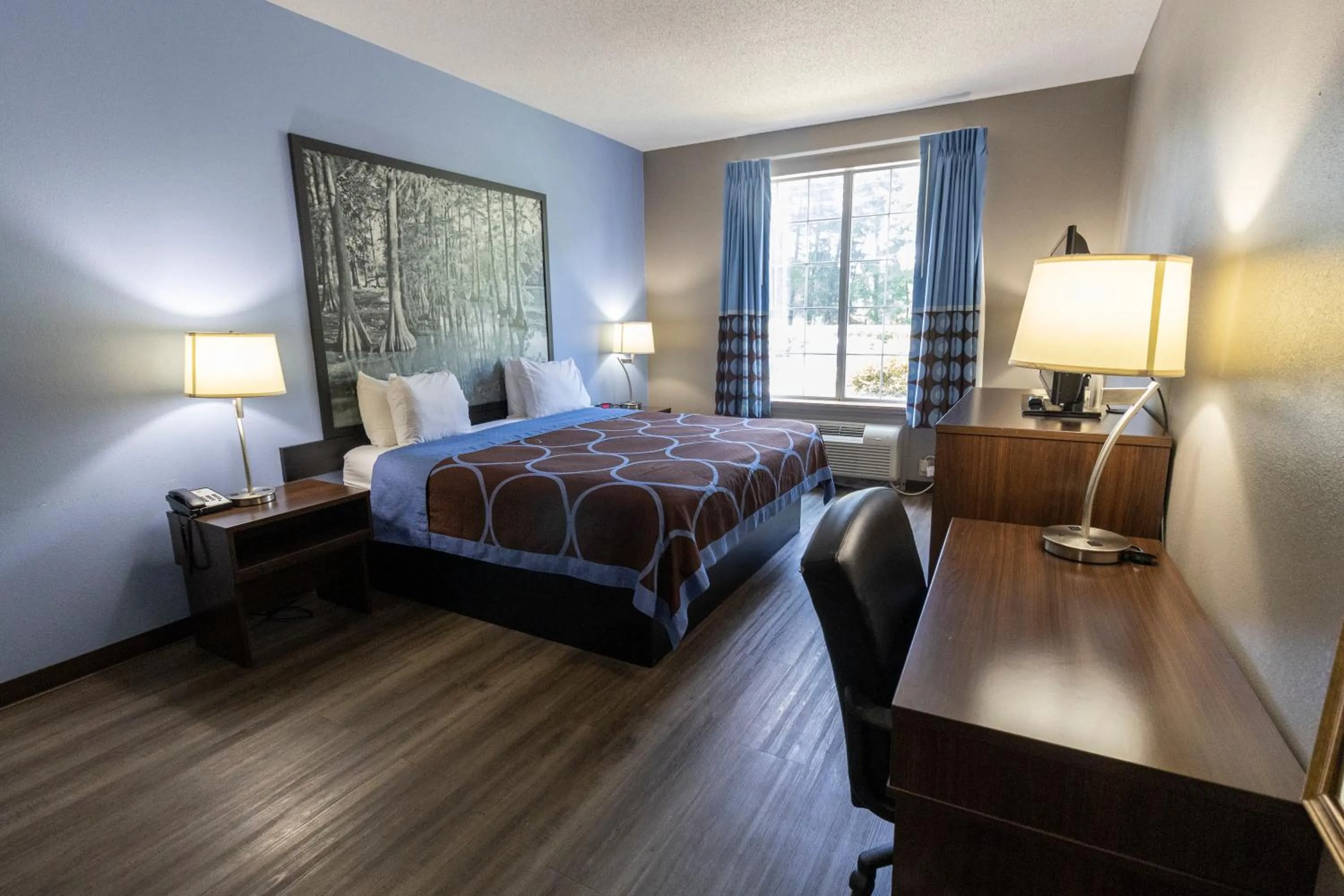 Bed in Super 8 by Wyndham Smithfield-Selma