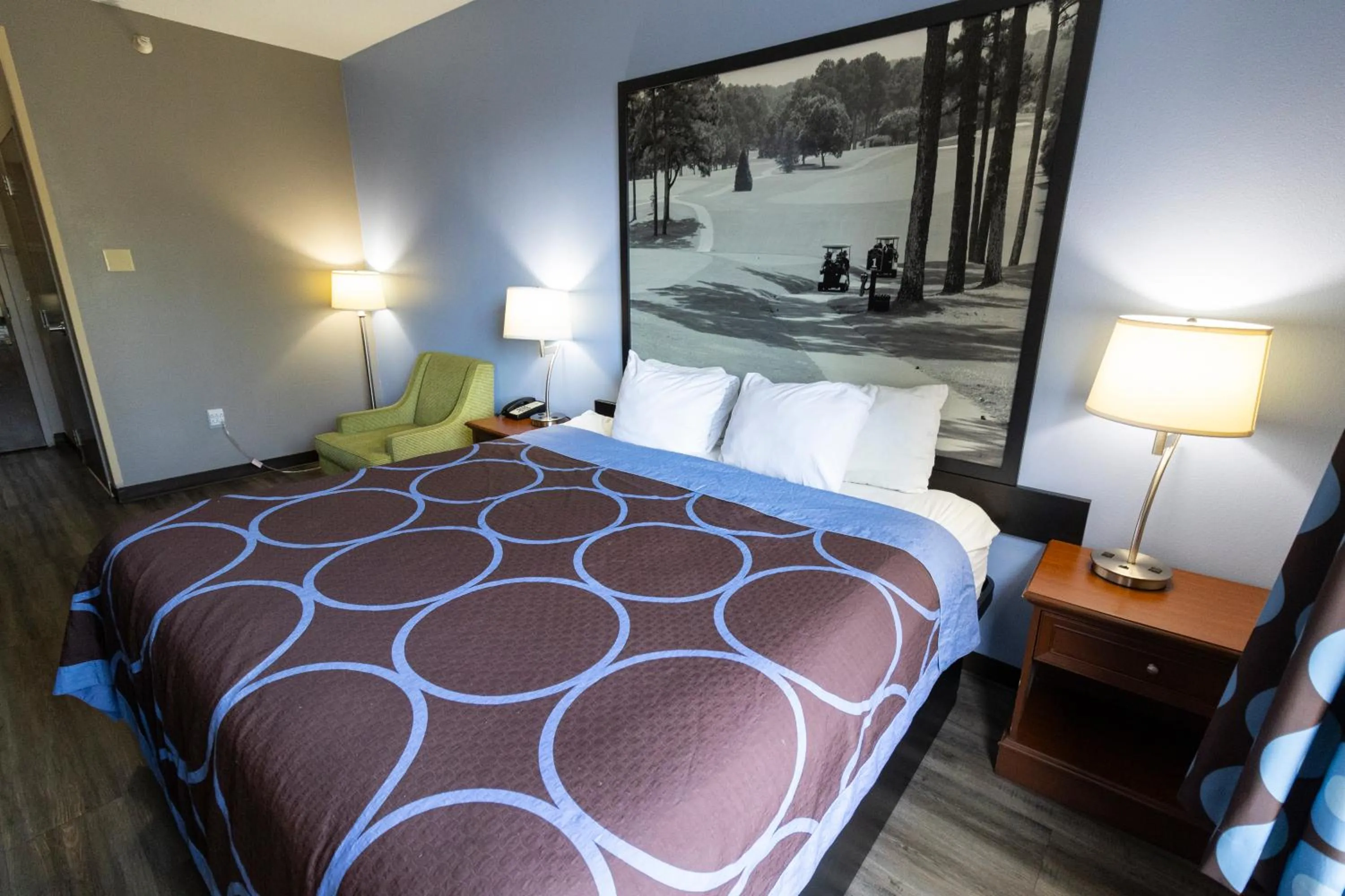 Bed in Super 8 by Wyndham Smithfield-Selma