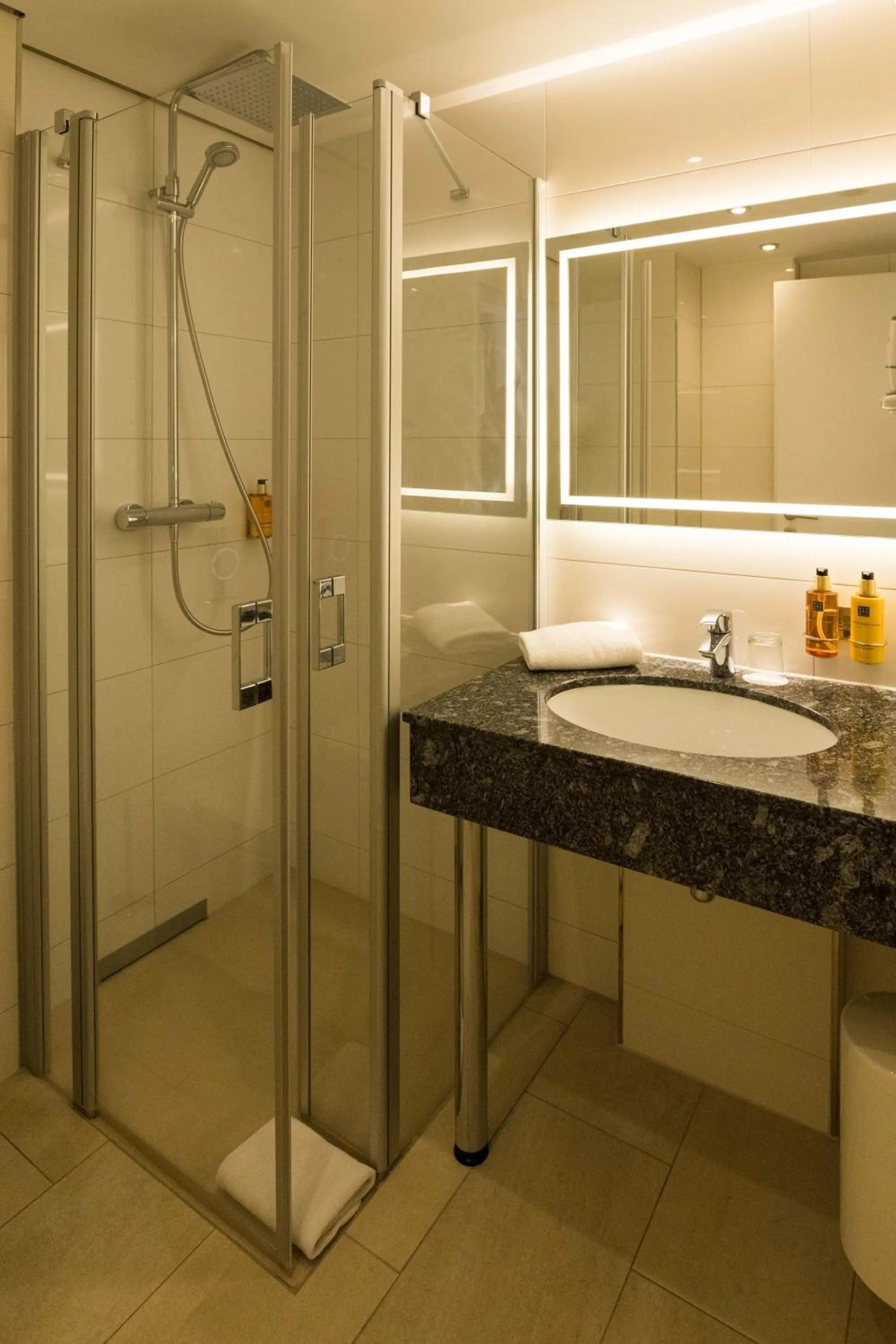 Shower in Hotel Schopenhauer Hof