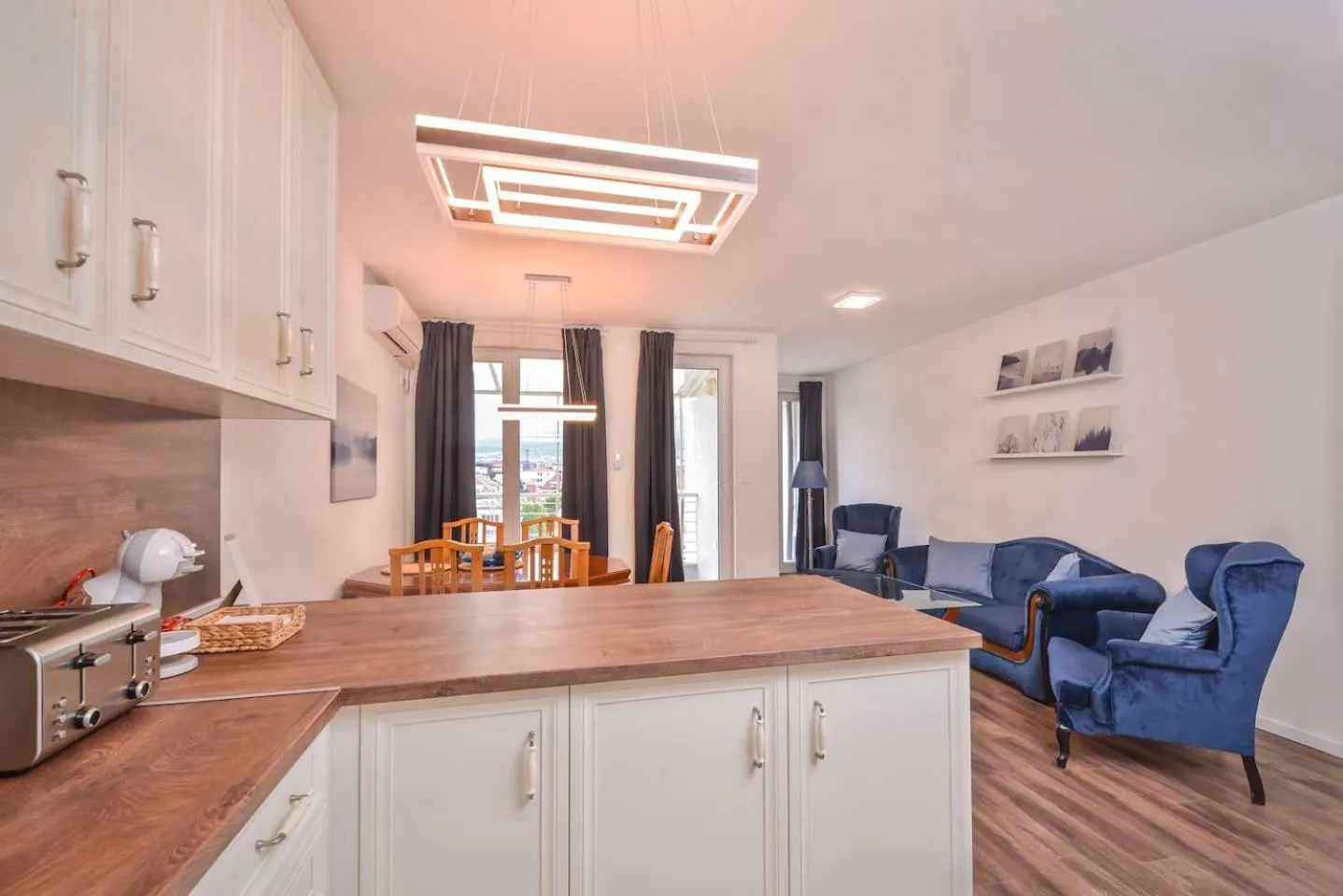 Coffee/tea facilities in Spacious 2BD 2BA Flat - South Park & Vitosha Views by Flat Mаnager