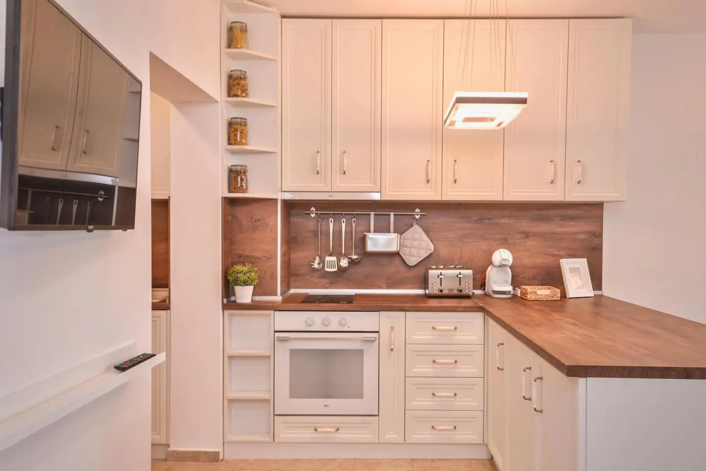 Kitchen or kitchenette in Spacious 2BD 2BA Flat - South Park & Vitosha Views by Flat Mаnager
