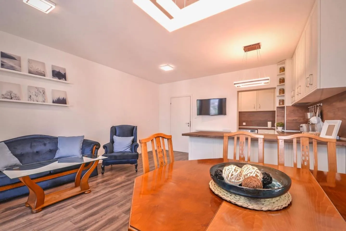 Living room in Spacious 2BD 2BA Flat - South Park & Vitosha Views by Flat Mаnager