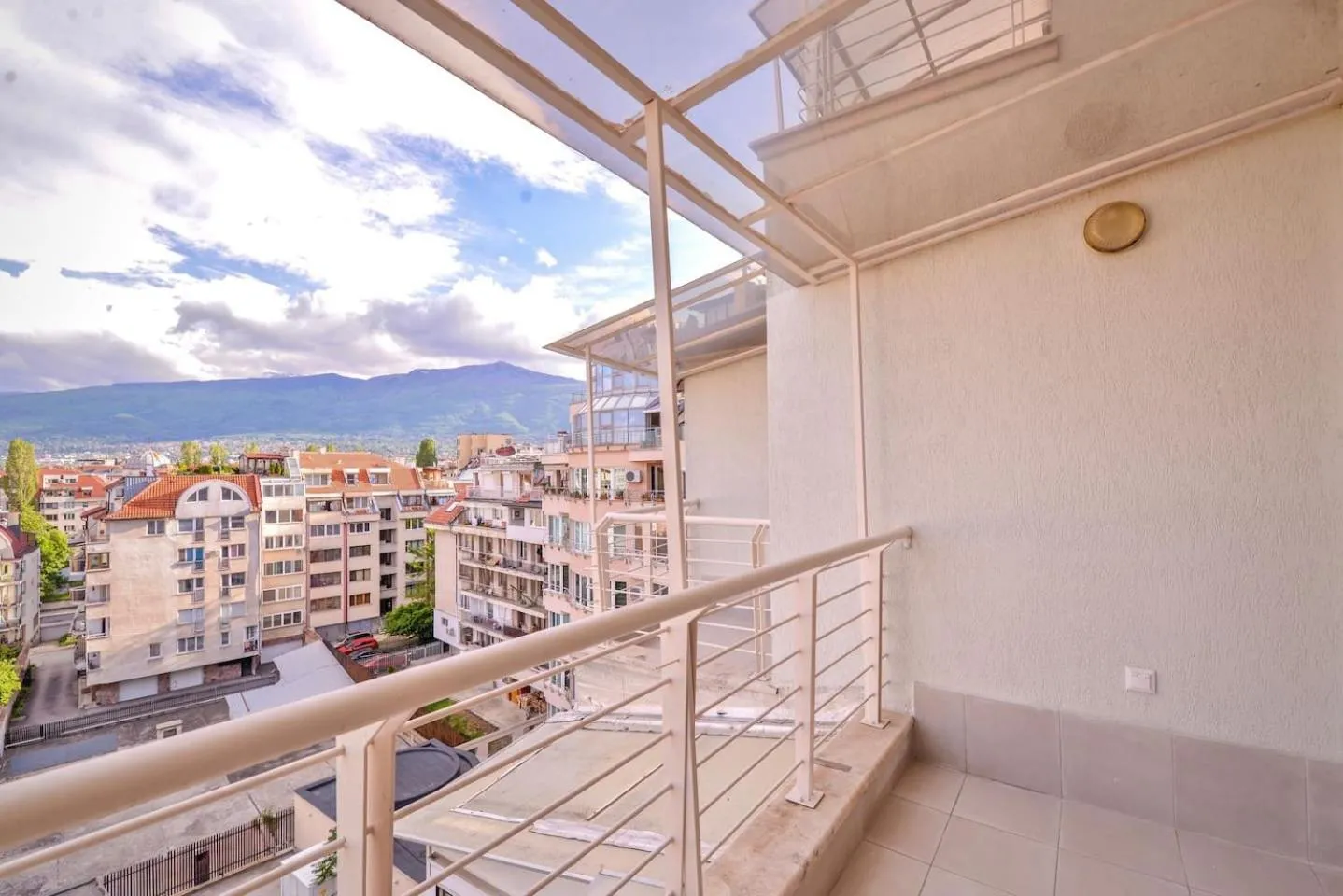 Balcony/Terrace in Spacious 2BD 2BA Flat - South Park & Vitosha Views by Flat Mаnager