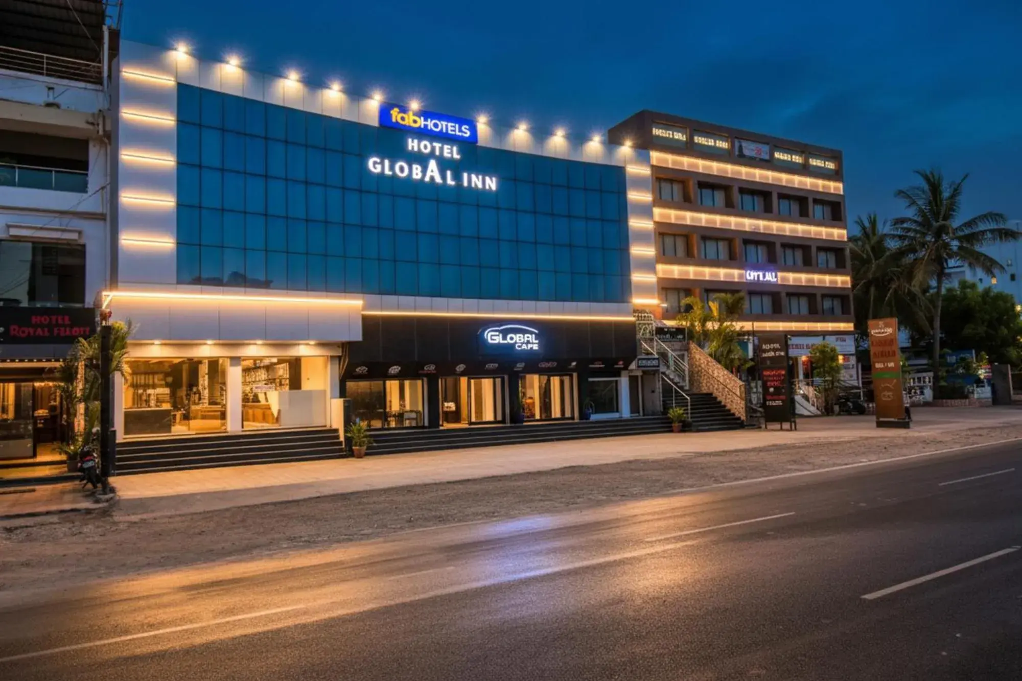 Property building in FabHotel Global Inn - Nr Sanjeevani Children's Hospital Property building in FabHotel Global Inn - Nr Sanjeevani Children's Hospital